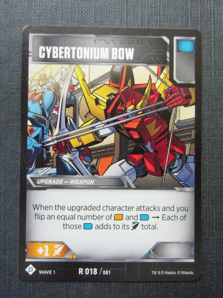 Cybertonium Bow R 018/081 - Transformers Card # 2I25