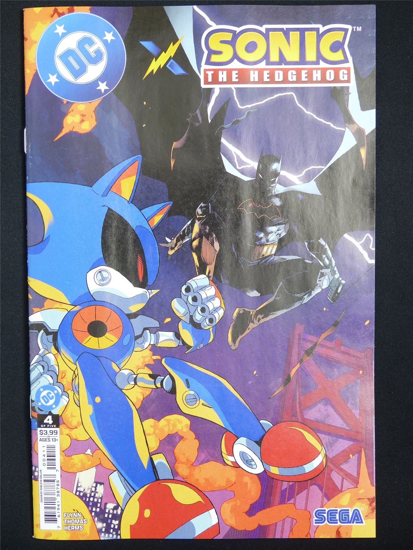 DC x SONIC The Hedgehog #4 - Aug 2025 DC Comic #1EU