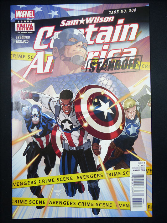 Sam Wilson: CAPTAIN America #8 - Marvel Comic #JS