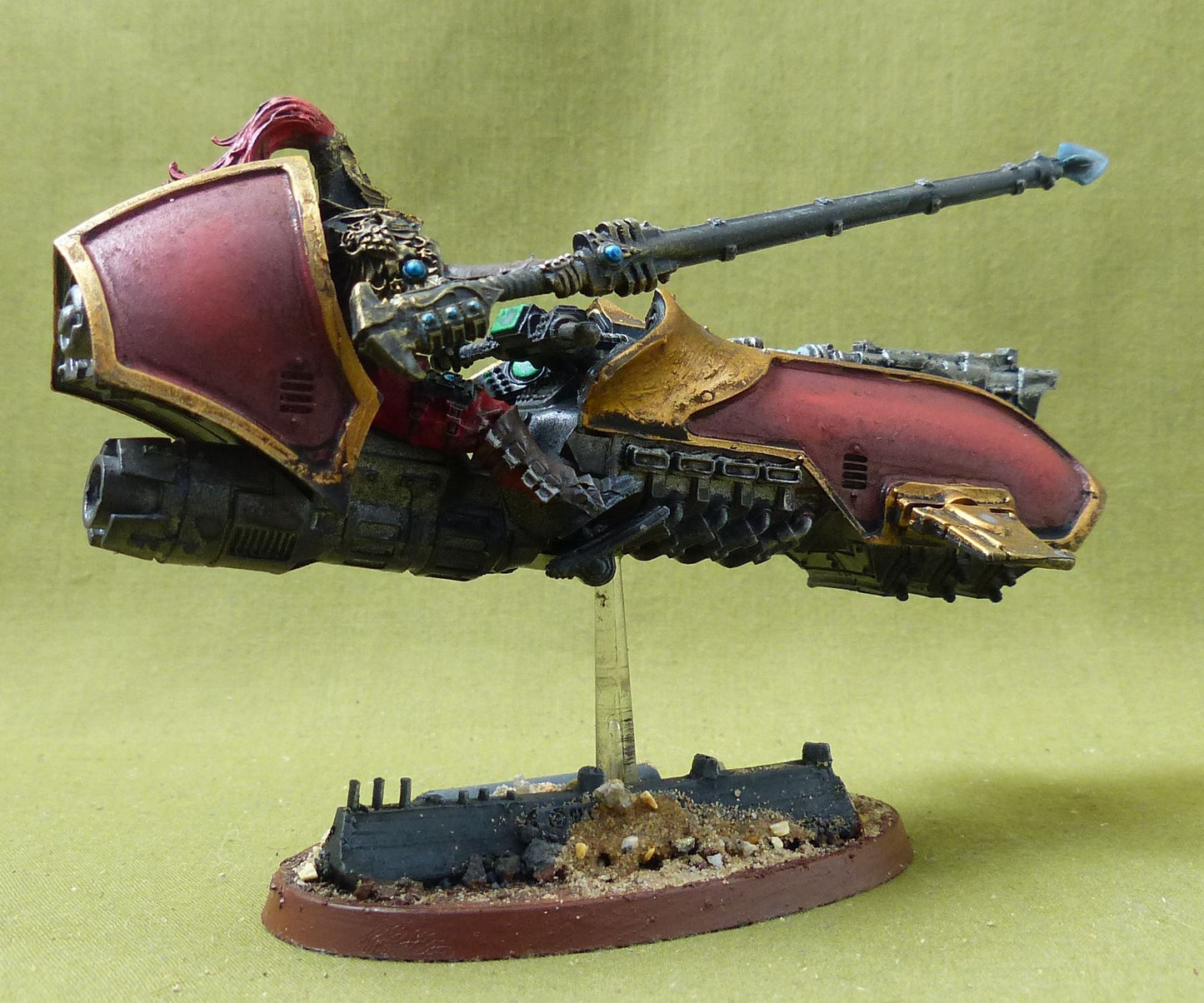 Legio Custodes Gyrfalcon Pattern Jetbike painted - Adeptus Custodes - Warhammer 40K #30D