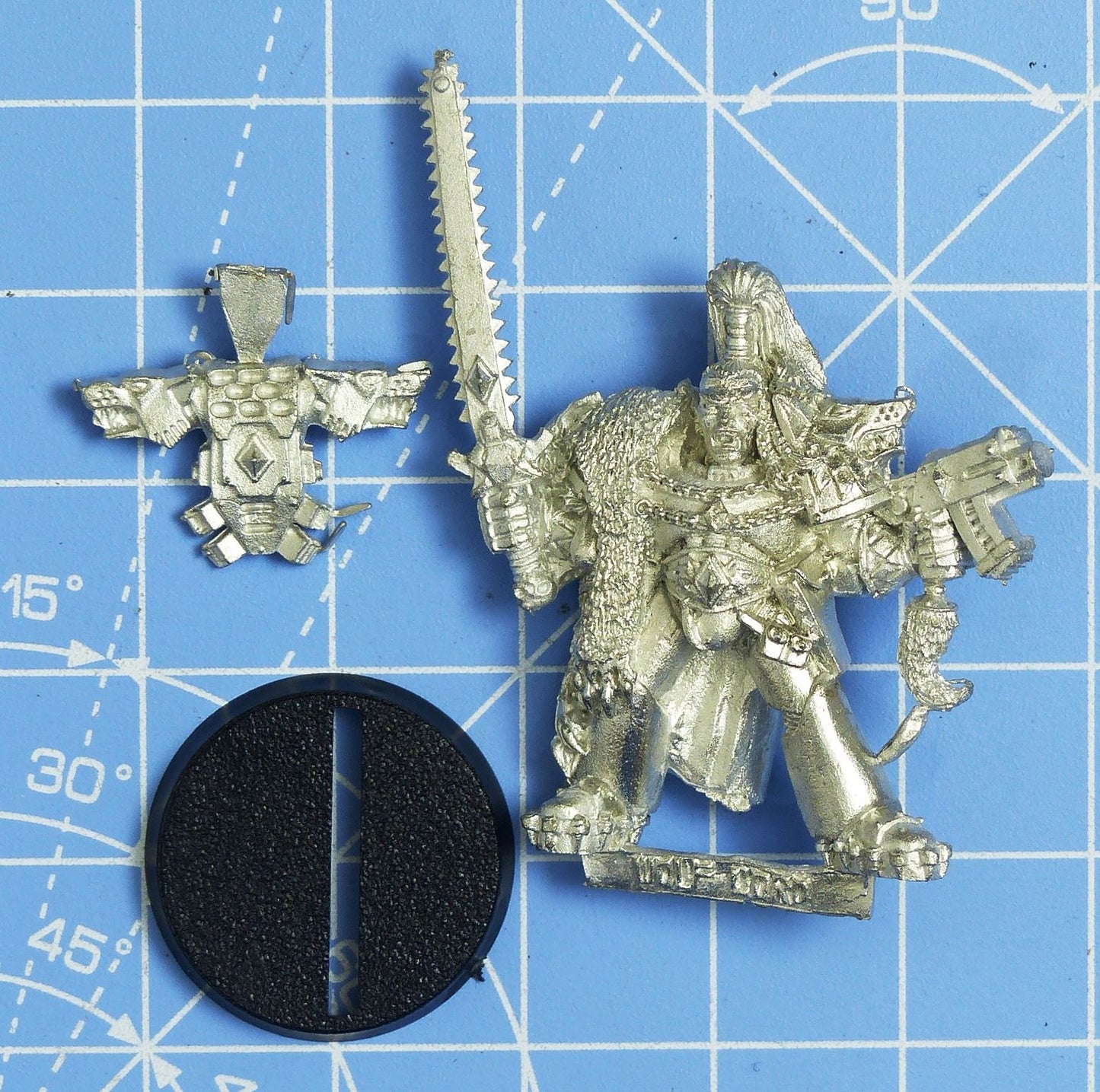 Classic Metal Wolf Lord Ragnar Blackmane OOP - Space Wolves - Warhammer 40K #G2