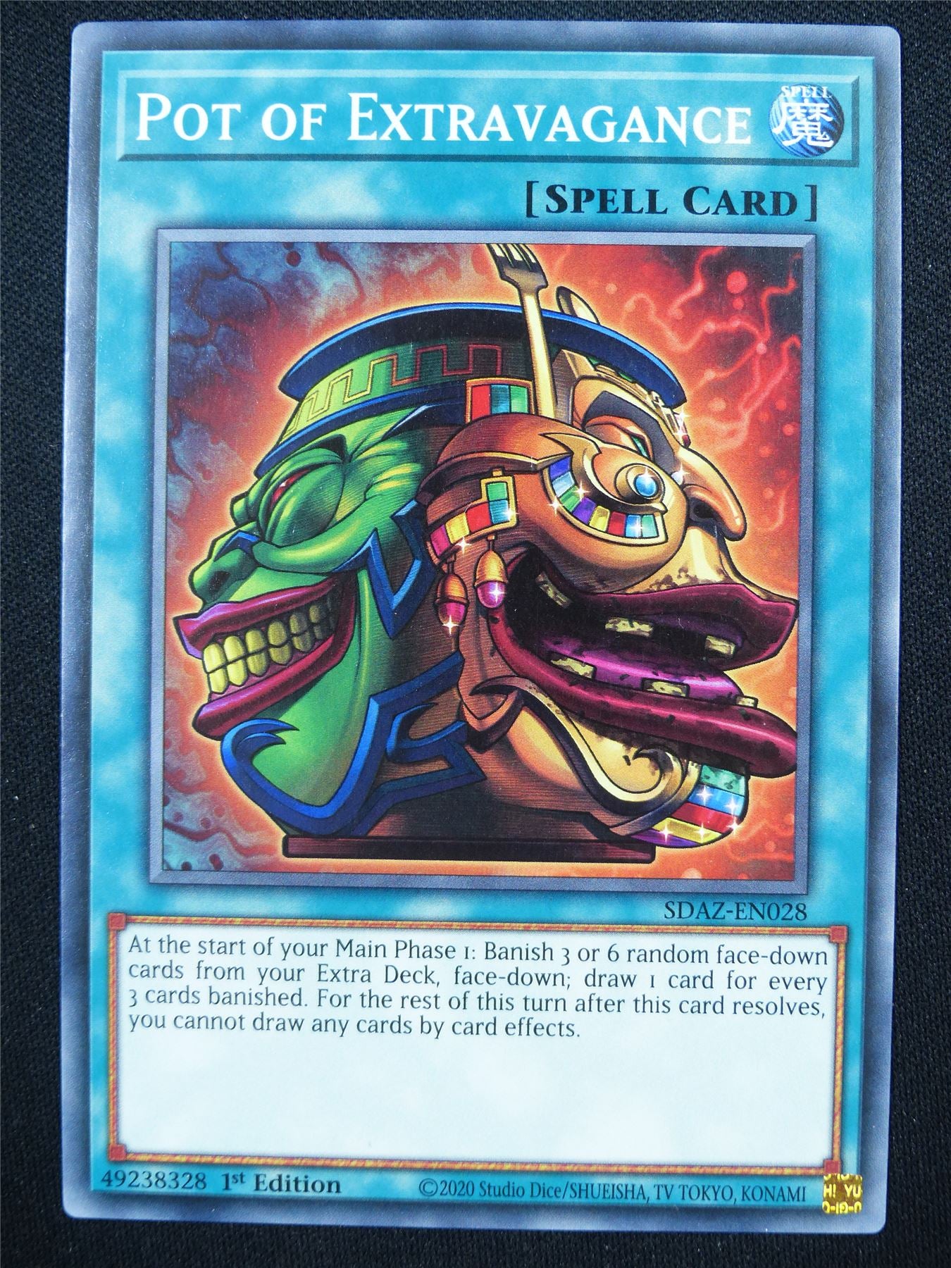 Pot of Extravagance SDAZ - 1st ed Yugioh Card #4JK