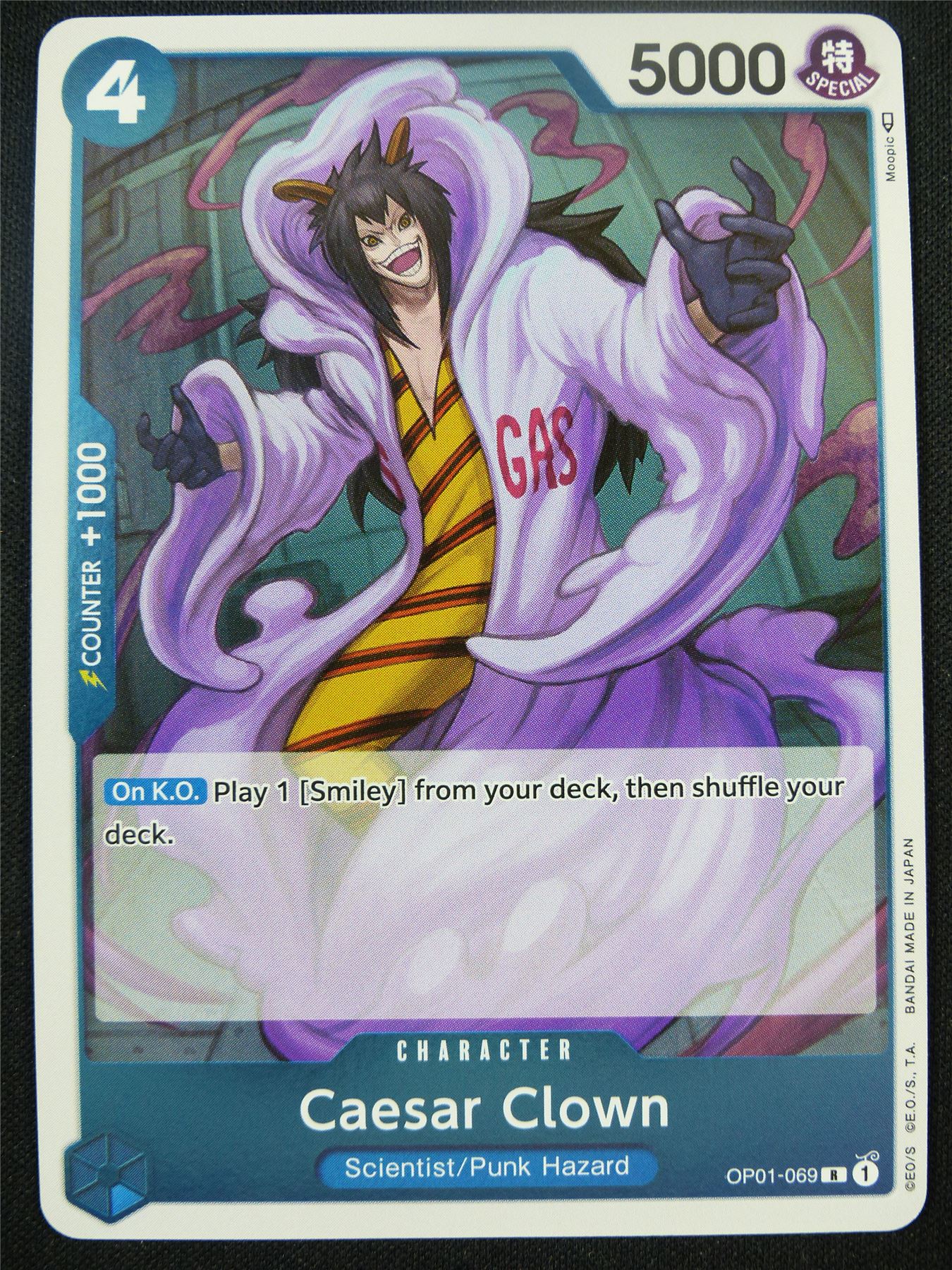 Caesar Clown OP01-069 R Foil - One Piece Card #9Z