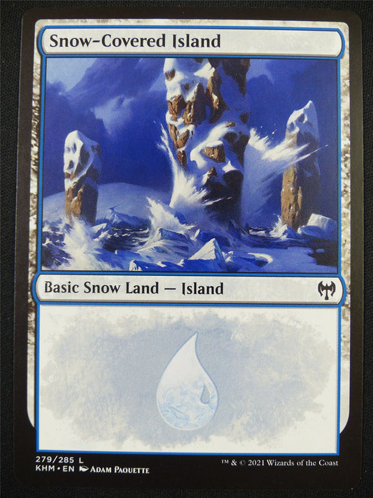 Snow-Covered Island 279/285 - KHM - Mtg Card #5CR