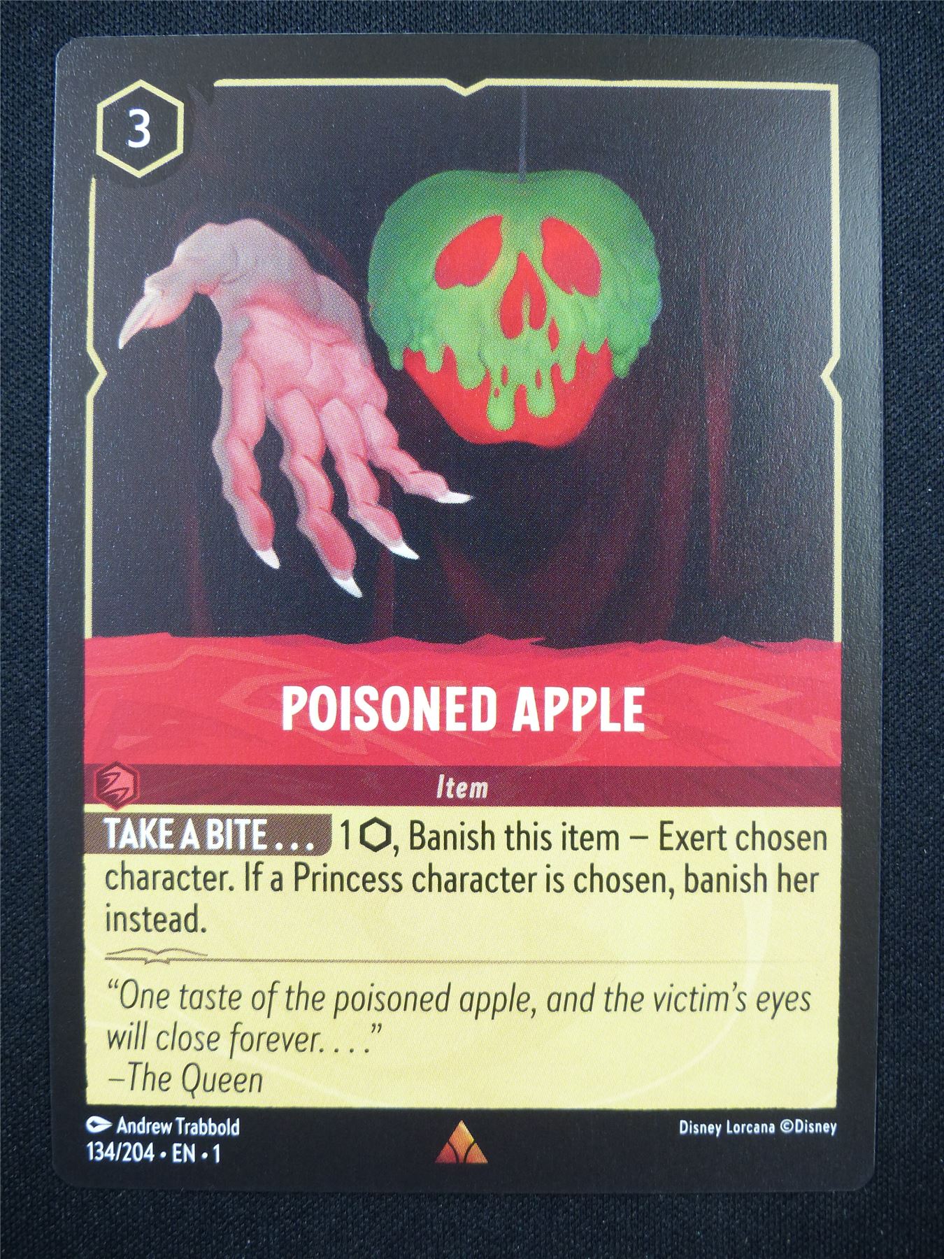 Poisoned Apple 134/204 - Lorcana Card #N0