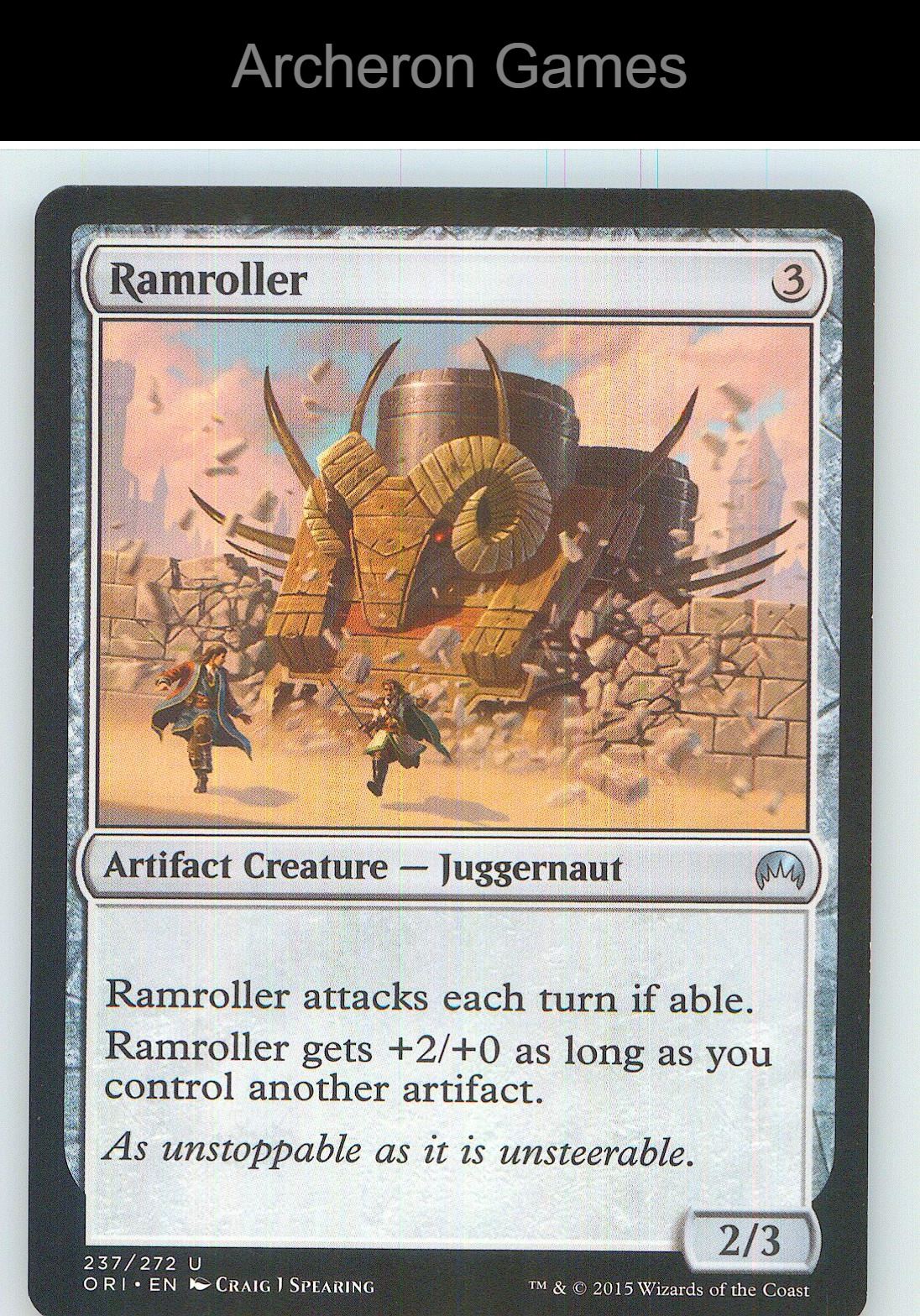Ramroller ORI 237 UC MTG Card NM/EX+