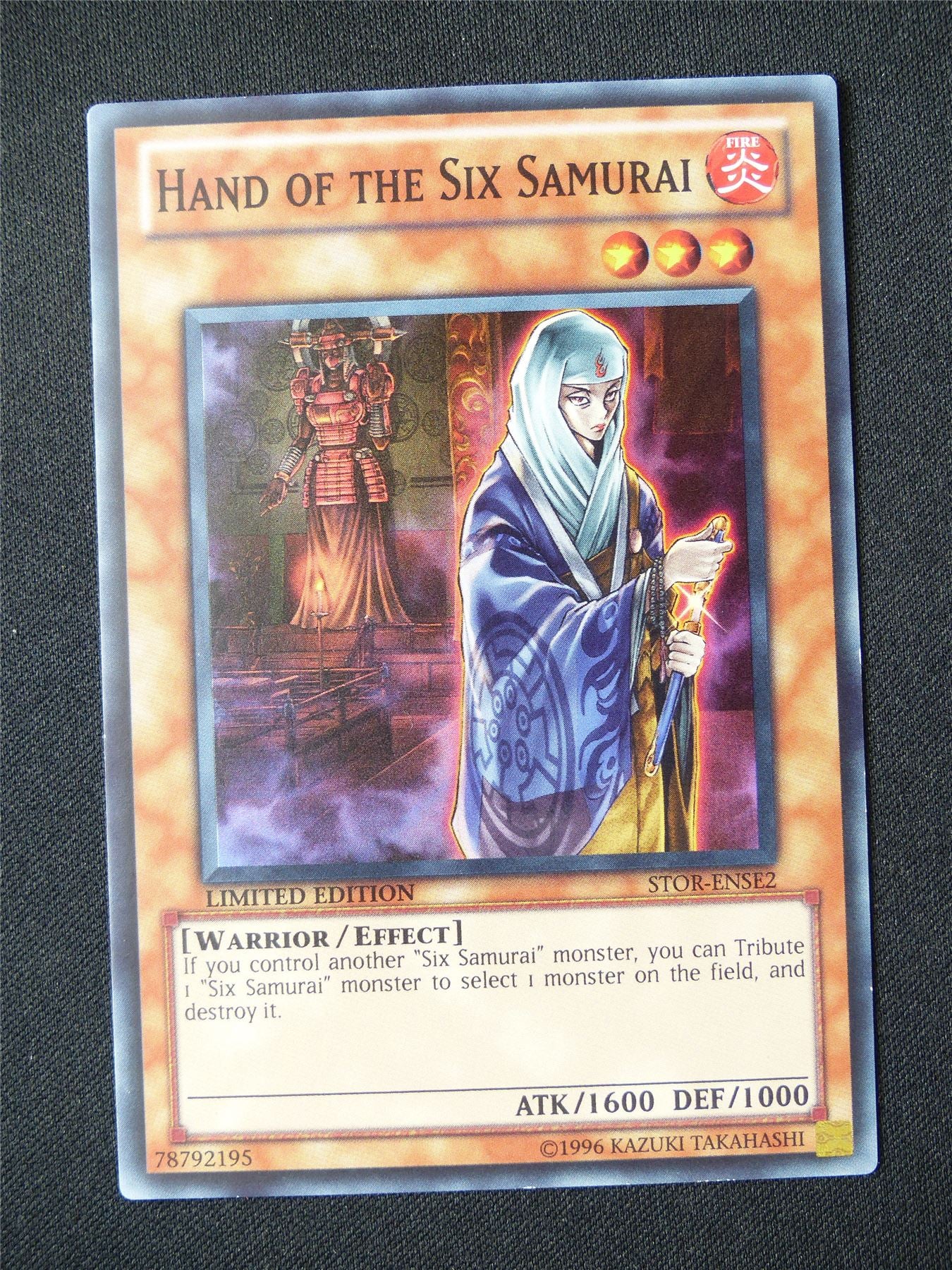 Hand of the Six Samurai STOR Super Rare - lim ed Yugioh Card #1TB