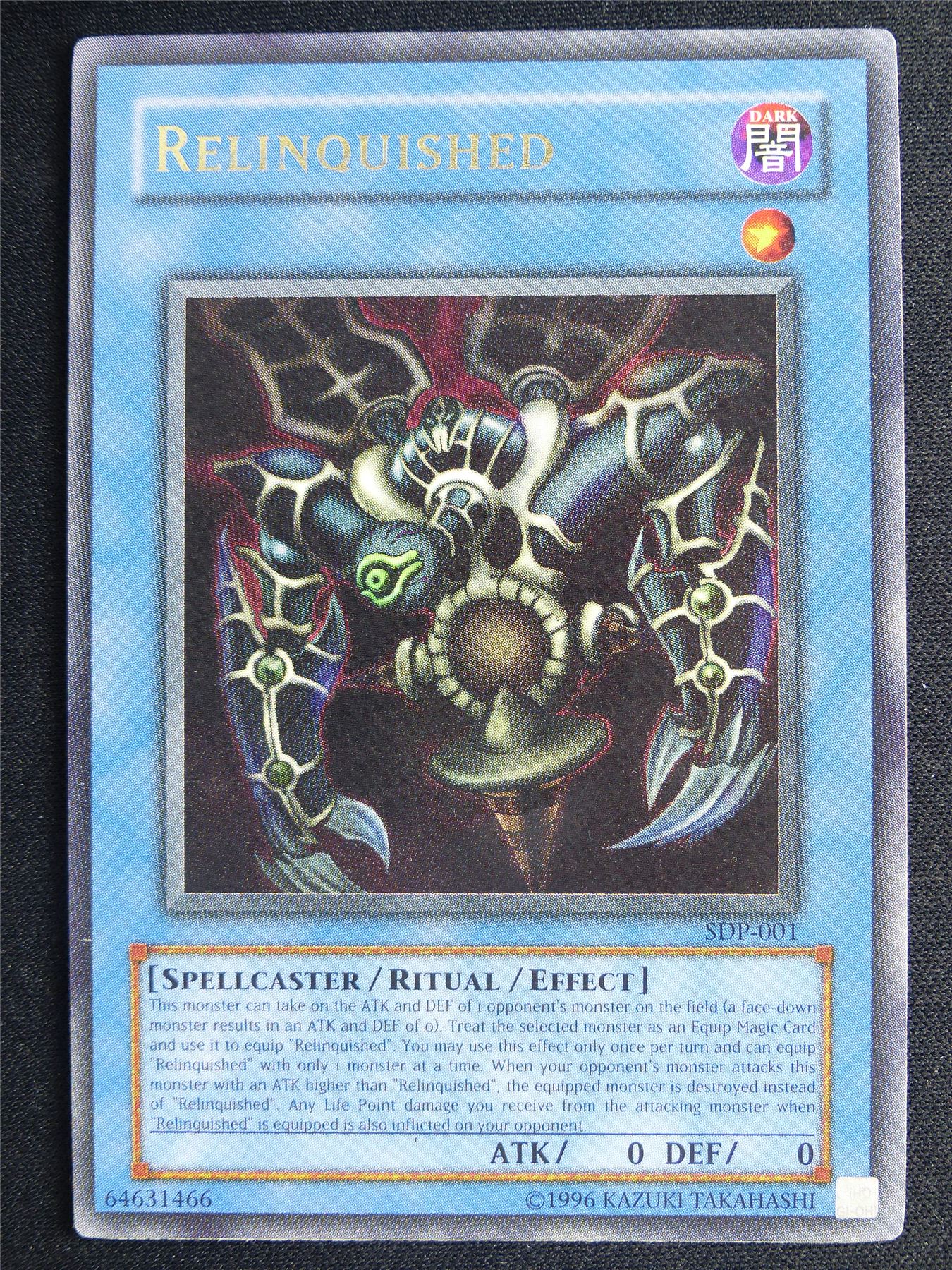 Relinquished SDP Ultra Rare - Yugioh Card #4S0