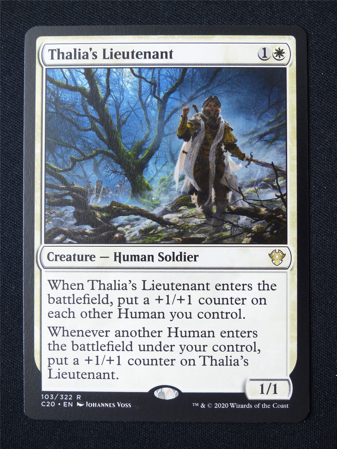 Thalia's Lieutenant - C20 - Mtg Card #4SN