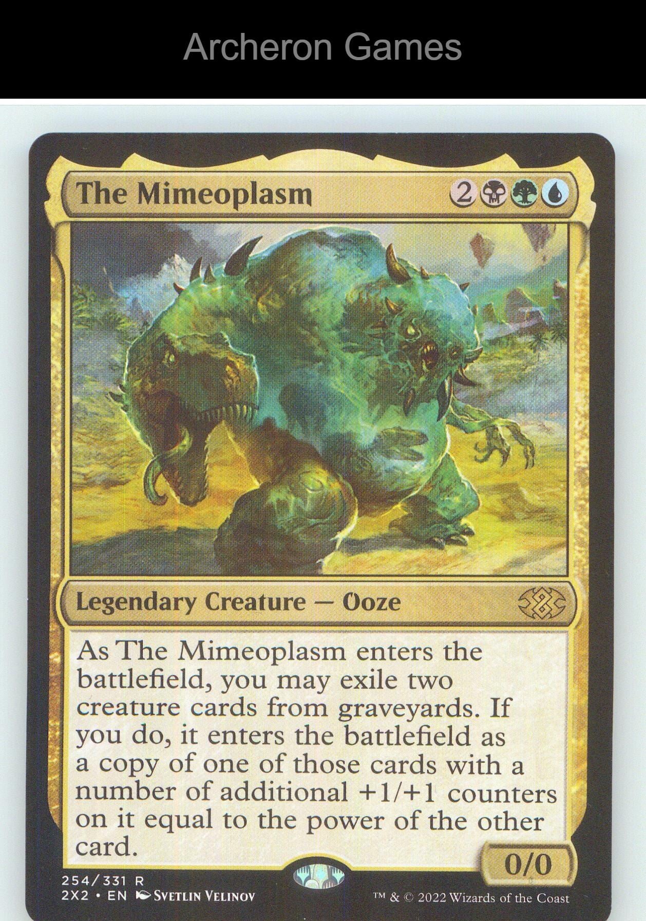 The Mimeoplasm 2X2 254 R MTG Card NM/EX+
