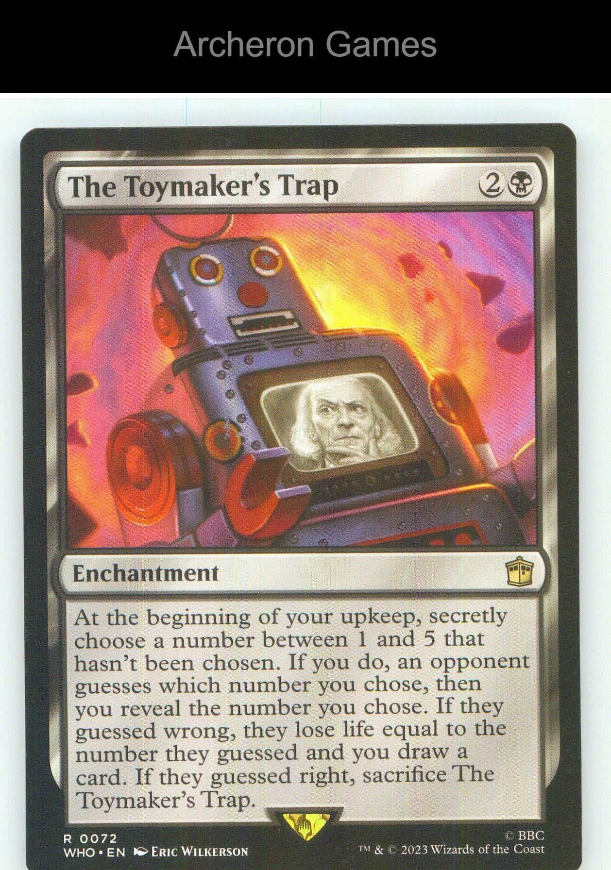 The Toymaker's Trap WHO 72 R MTG Card NM/EX+