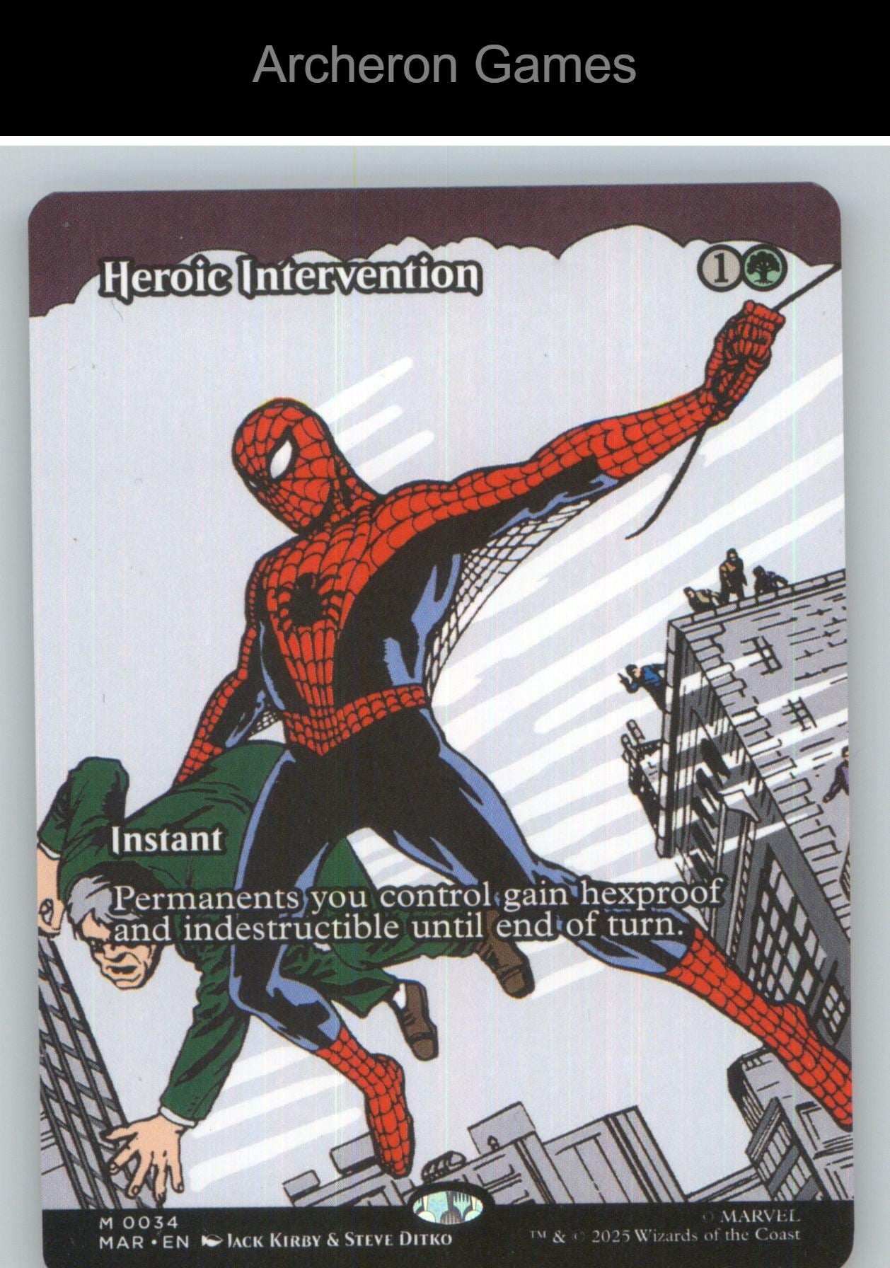 Heroic Intervention (Borderless) M3E 34 Mythic MTG Card NM/EX+