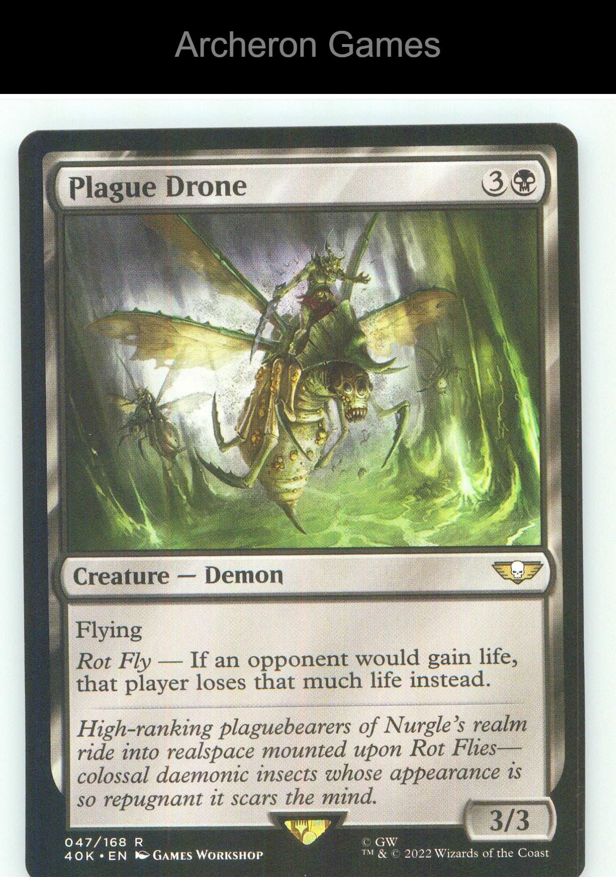 Plague Drone 47 R MTG Card NM/EX+