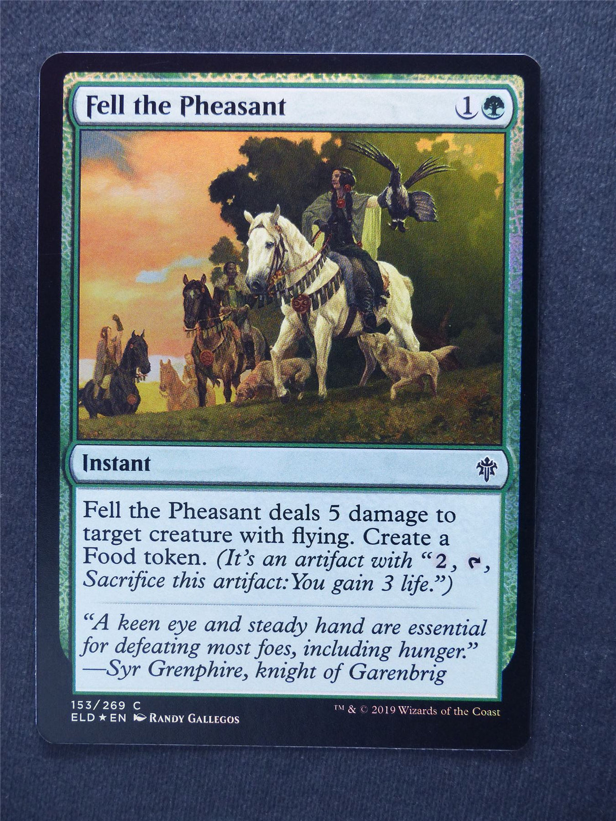 Fell the Pheasant Foil - Mtg Magic Cards #WM