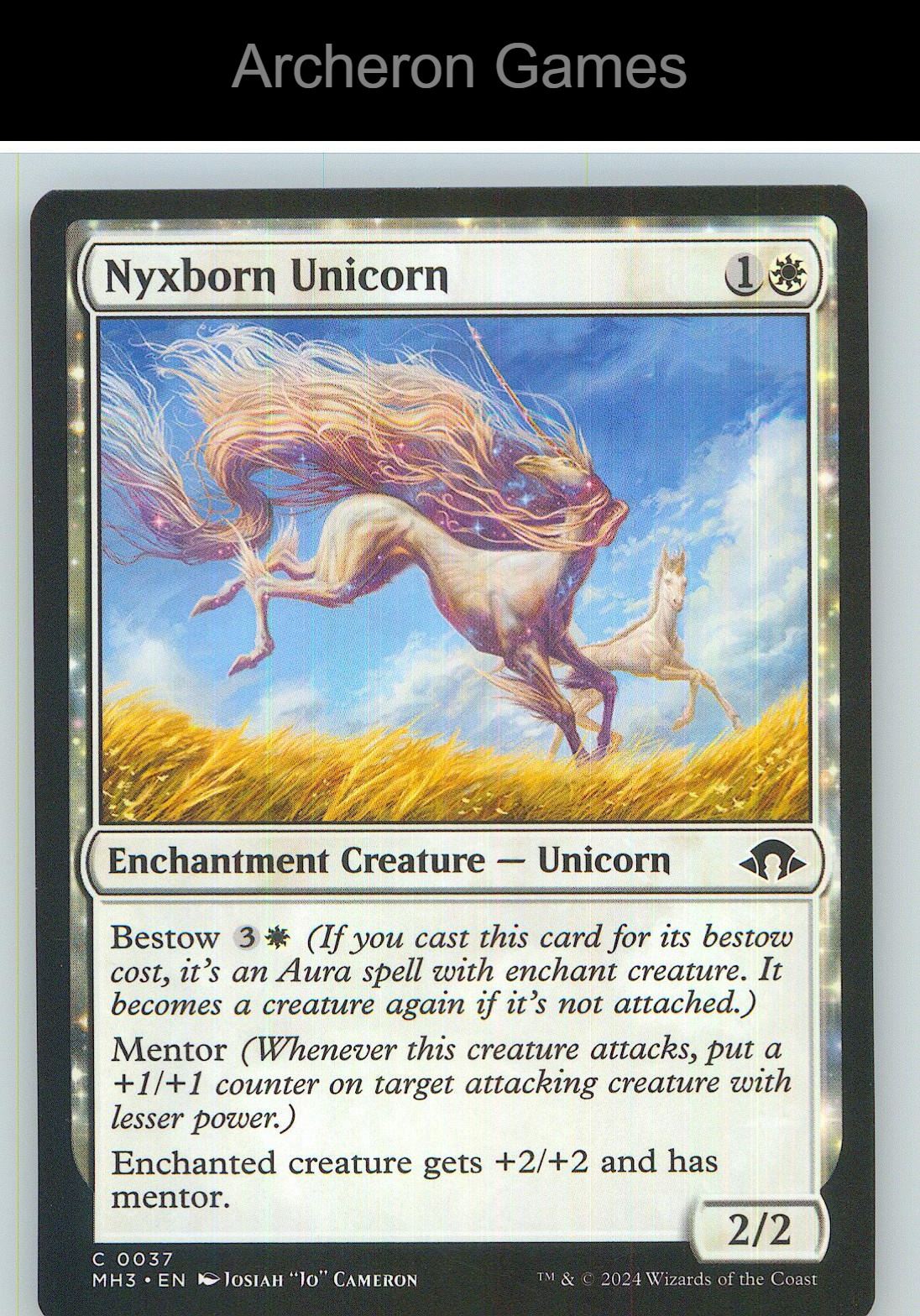 Nyxborn Unicorn MH3 37 C MTG Card NM/EX+