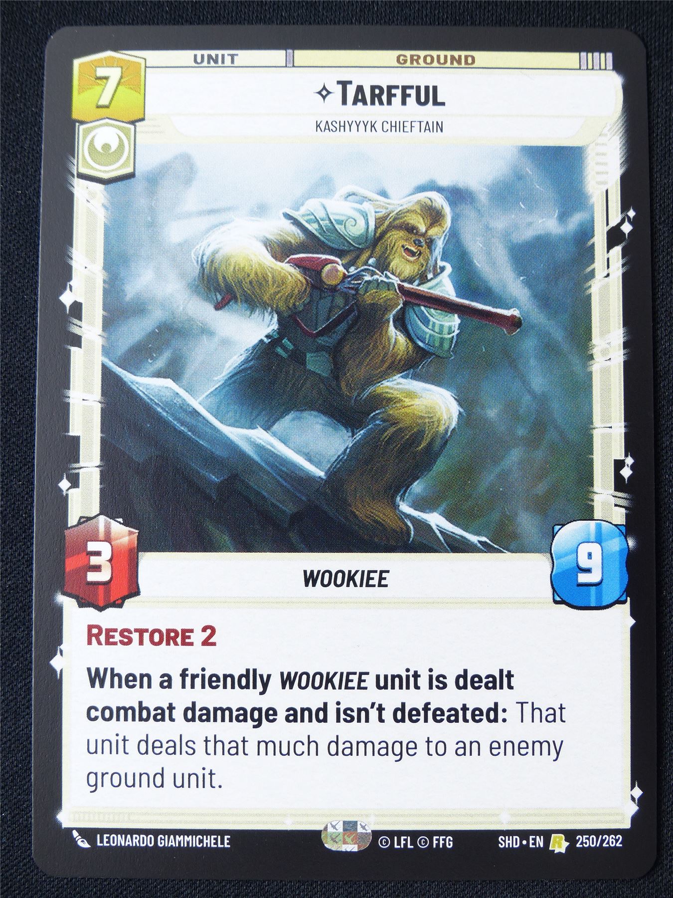 Tarfful 250/262 - Star Wars Unlimited Card #11O