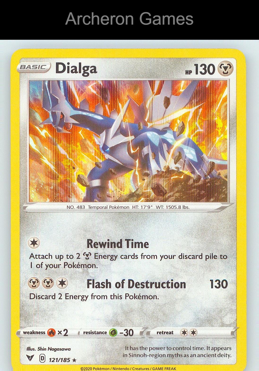 Pokemon Card Dialga PR 121/185 R