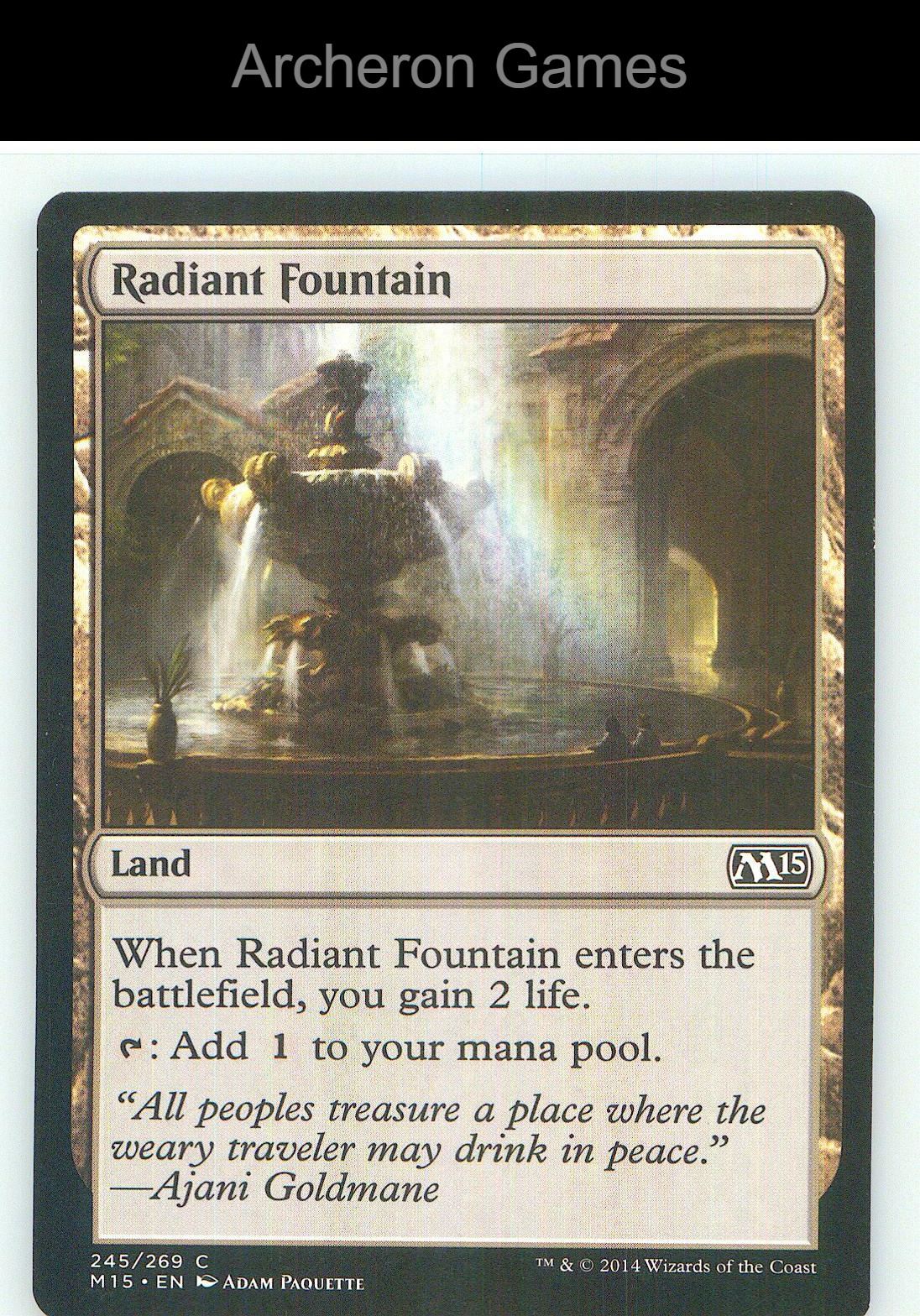 Radiant Fountain M15 245 C MTG Card NM/EX+