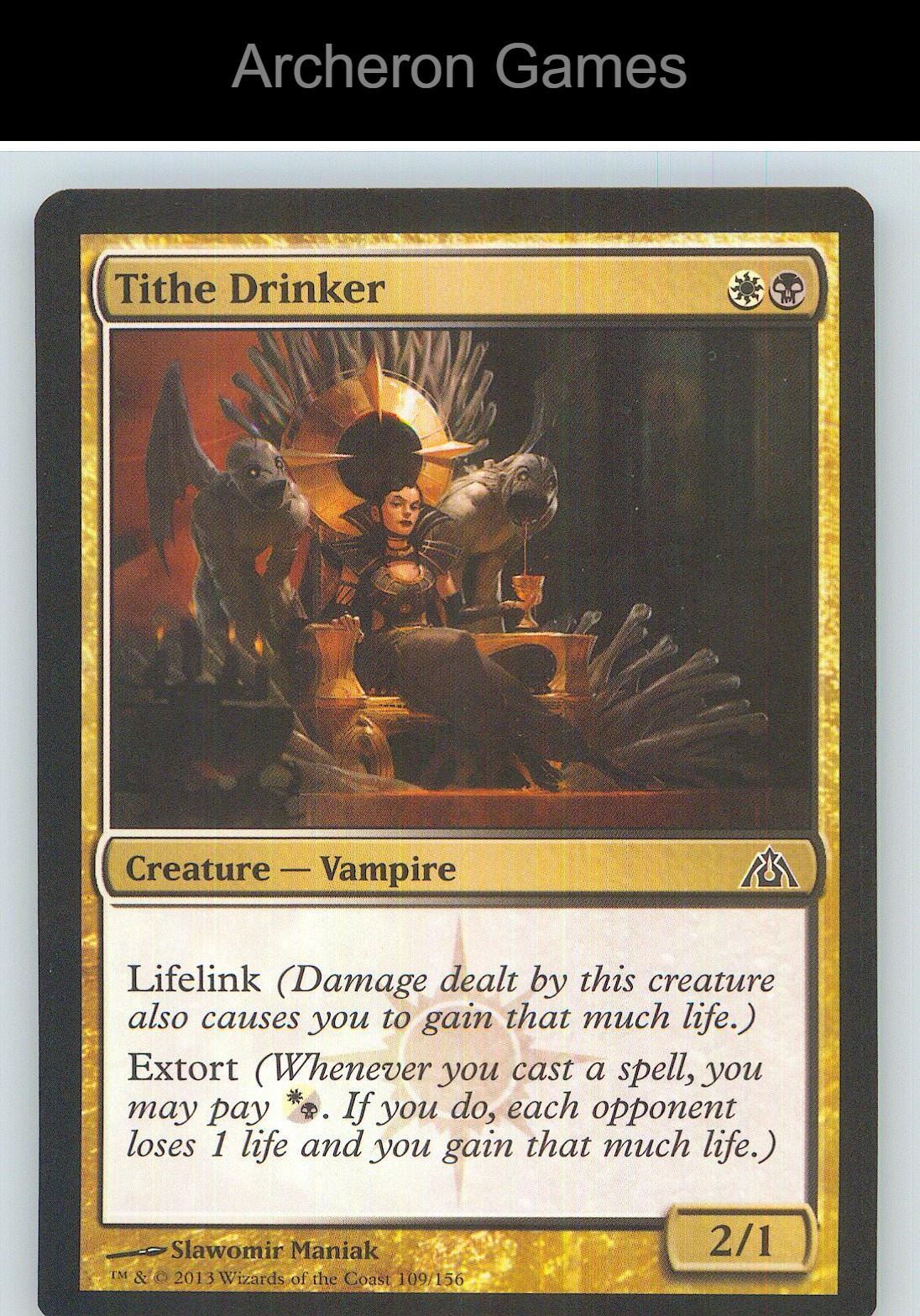 Tithe Drinker DGM 109 C MTG Card NM/EX+