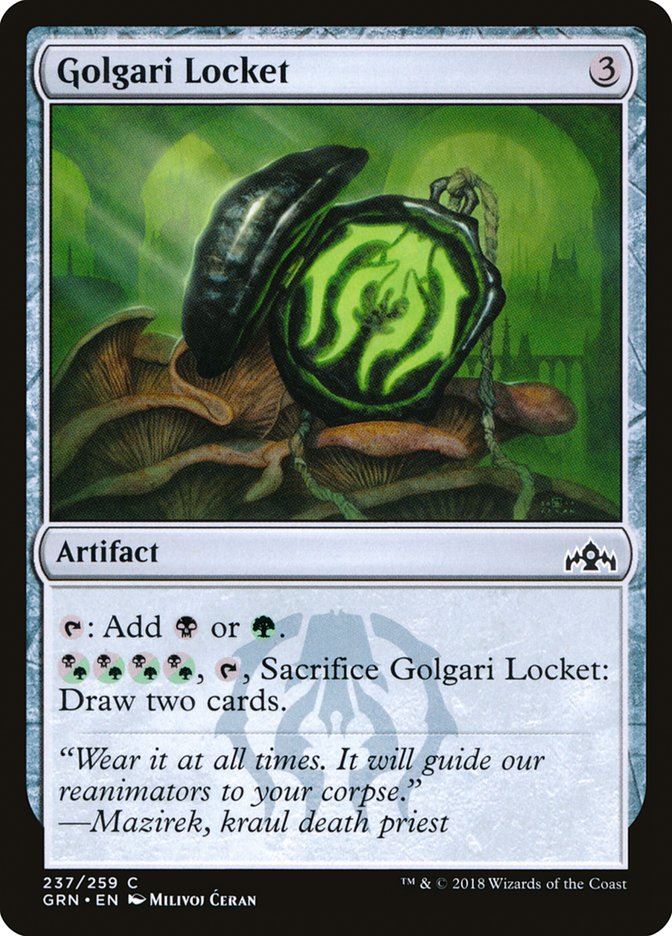Golgari Locket - Guilds of Ravnica grn