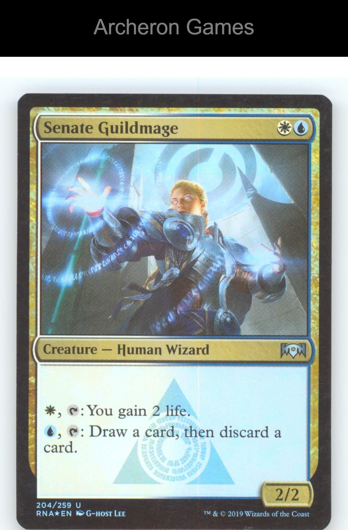 Senate Guildmage RNA 204 UC MTG Card Ravnica Allegiance Foil