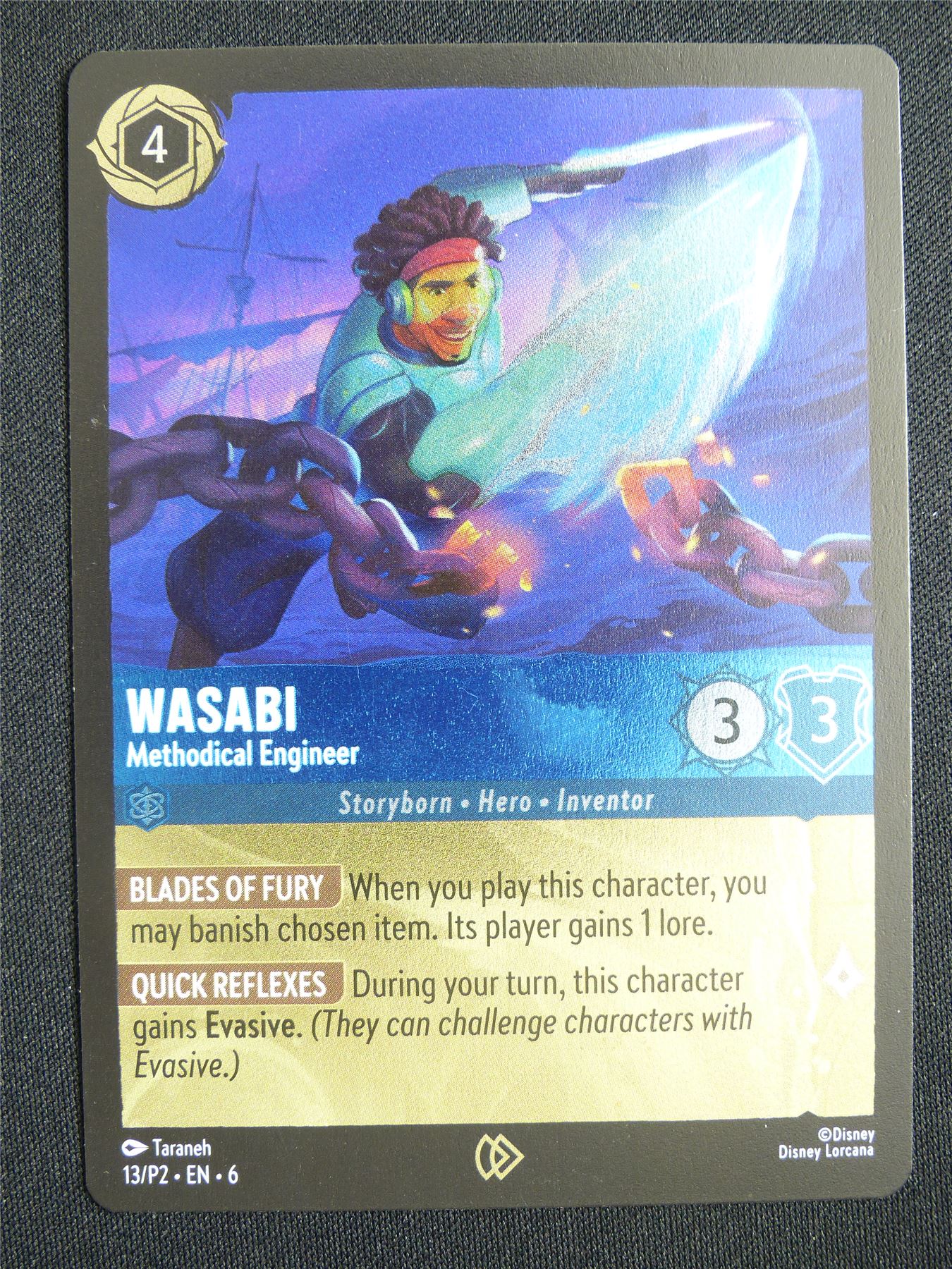 Wasabi Methodical Engineer 12/P2 Foil - Lorcana Card #148