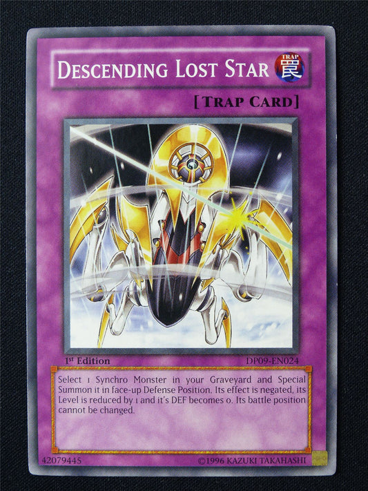 Descending Lost Star DP09 - 1st ed Yugioh Card #7B