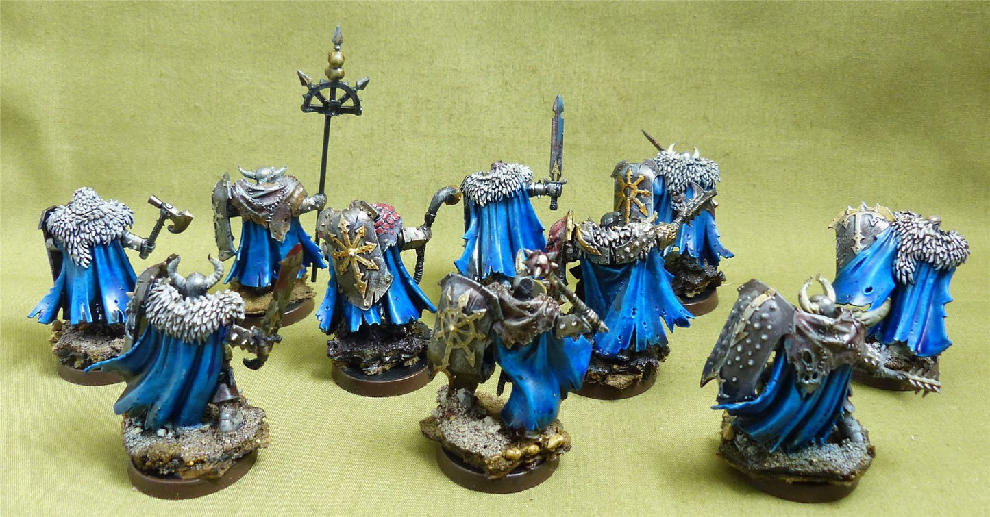 Chaos Warriors painted - Slaves to Darkness - Warhammer AoS #FK