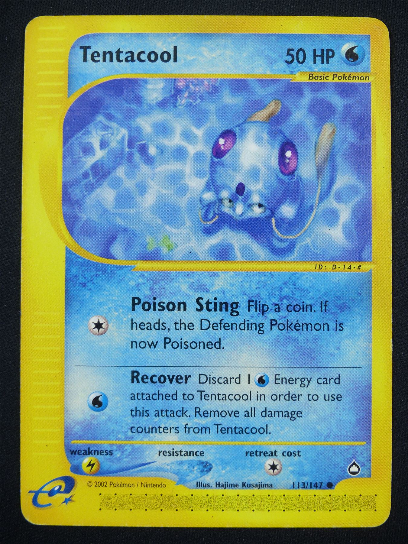 pokemon card tentacool Tentacool 113/147