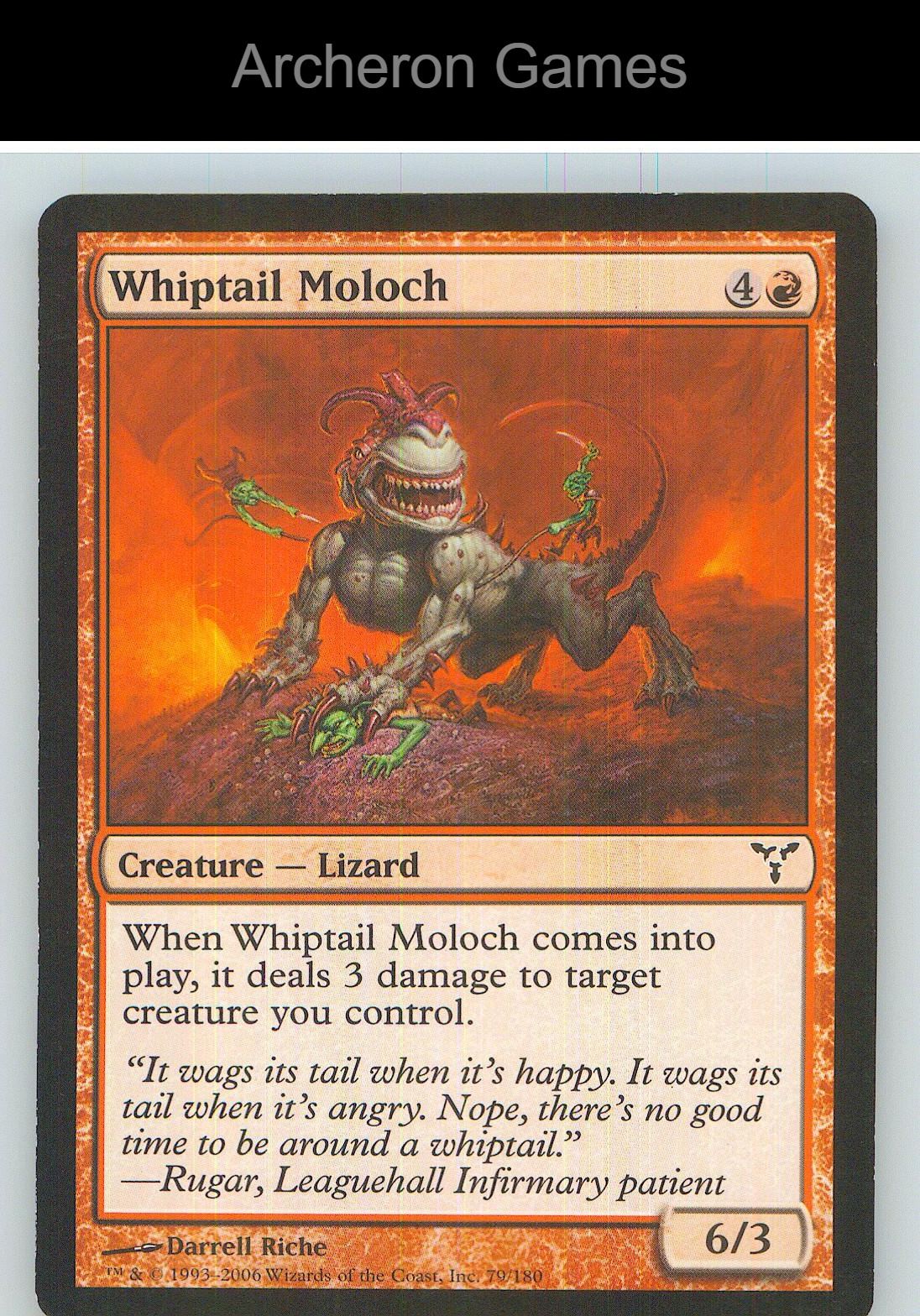 Whiptail Moloch DIS 79 C MTG Card NM/EX+