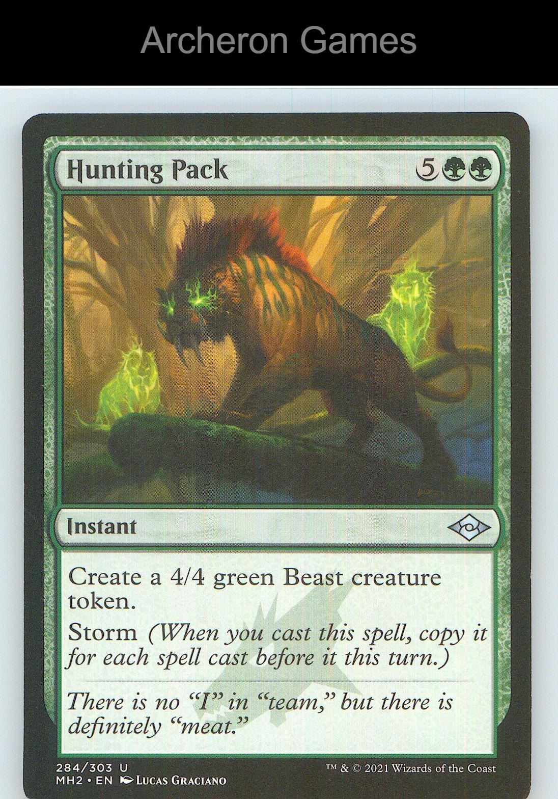 Hunting Pack MH2 284 UC MTG Card NM/EX+