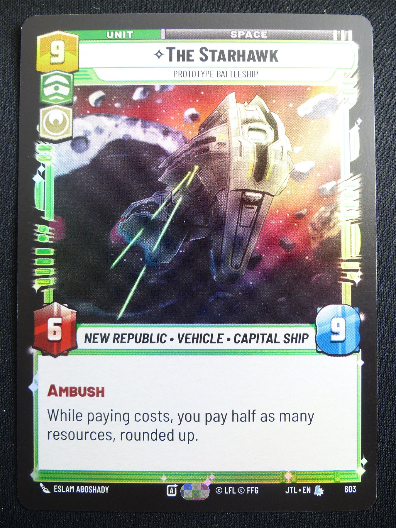 The Starhawk 603 Foil - Star Wars Unlimited Card #4G6