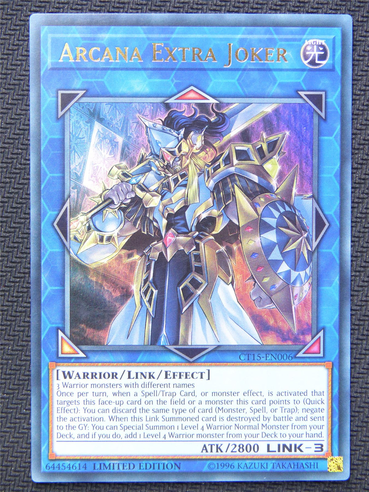 Arcana Extra Joker CT15 Ultra Rare Limited Edition - Yugioh Card #4LQ