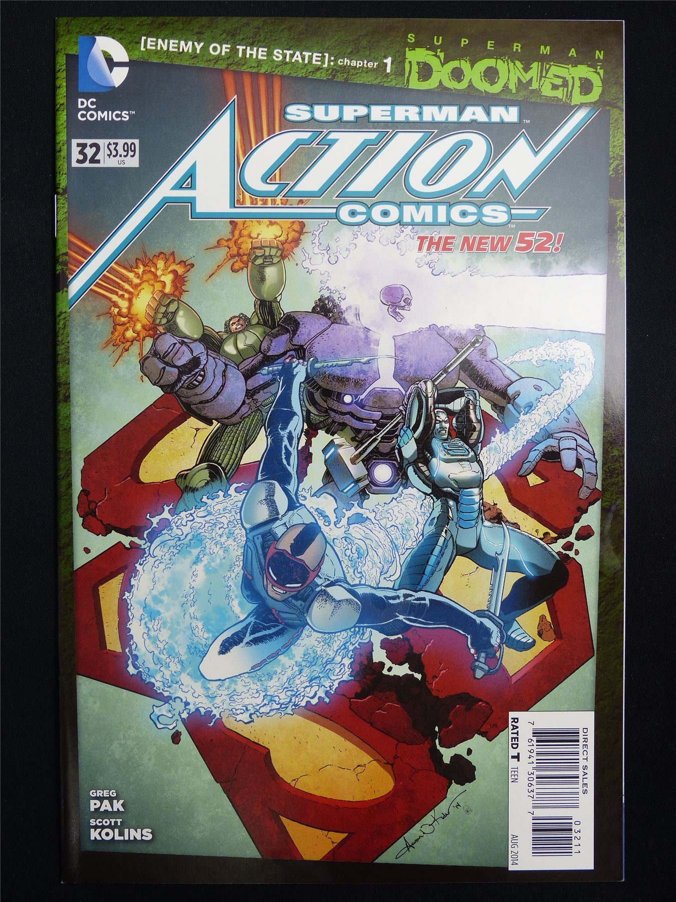 SUPERMAN: Action Comics #32 new 52! - DC Comic #3BS
