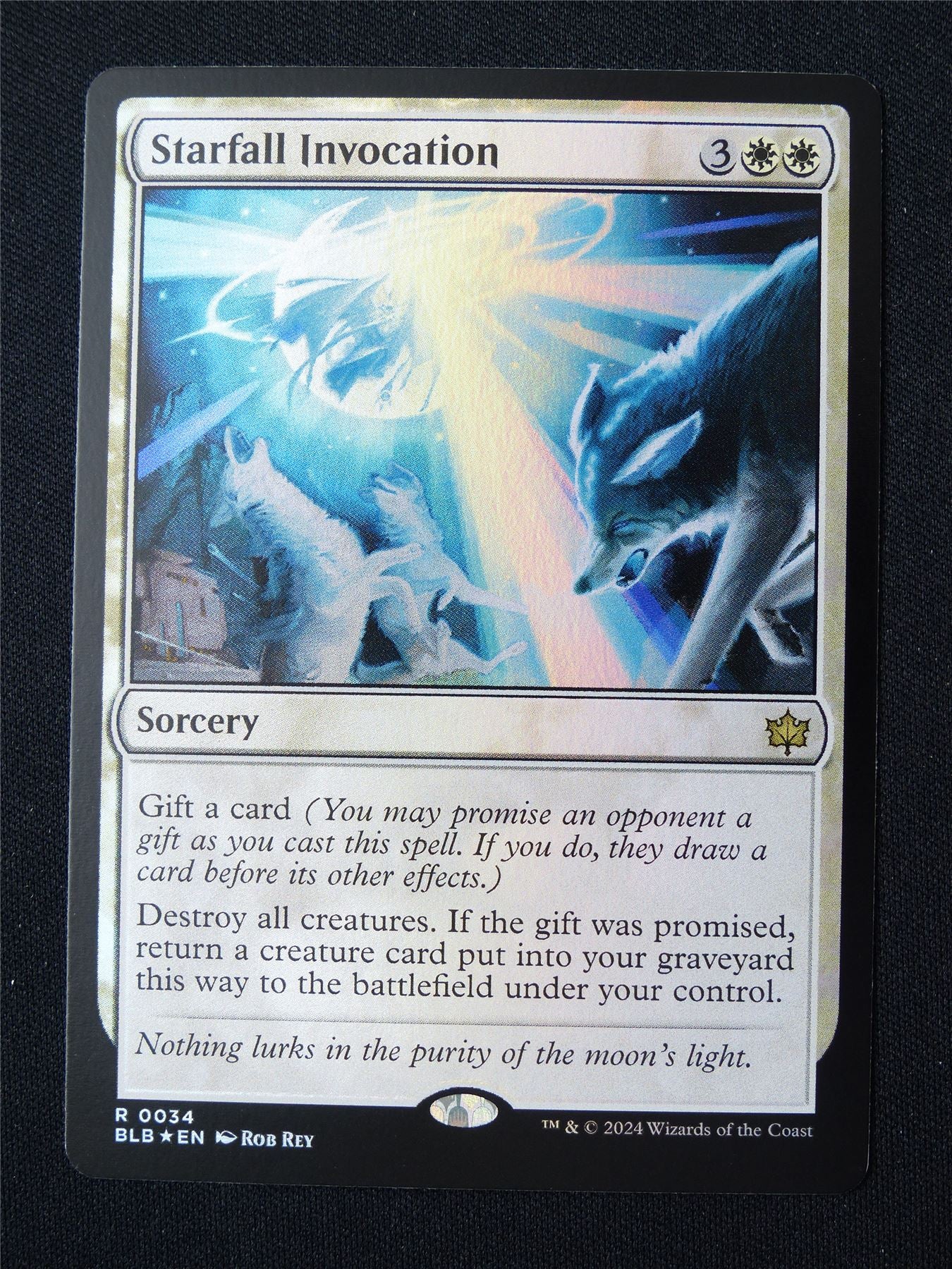 Starfall invocation Foil - BLB - Mtg Card #4QH