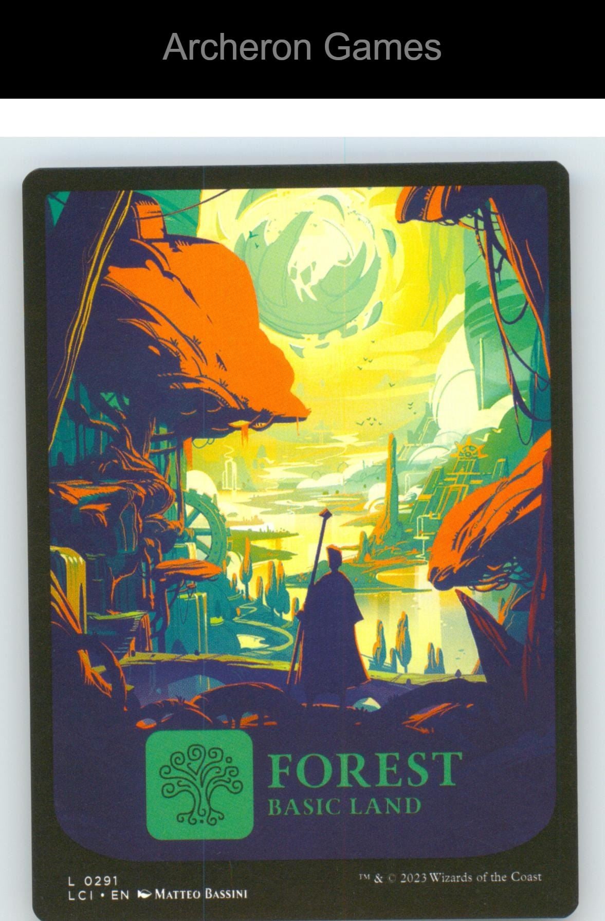 Forest (0291) LCI 291 Land MTG Card The Lost Caverns of Ixalan