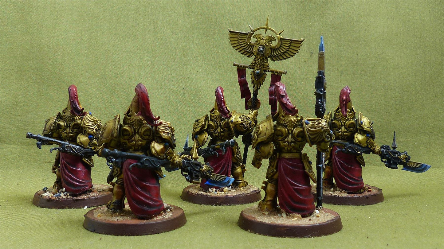 Custodian Wardens painted - Adeptus Custodes - Warhmmaer 40K #1OW