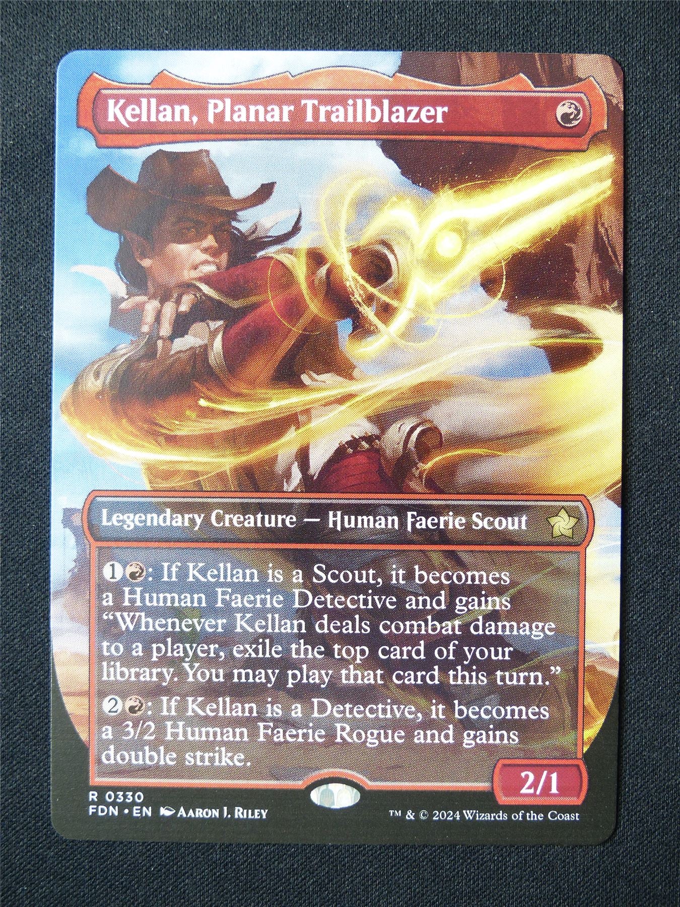 Kellan Planar Trailblazer Borderless - FDN - Mtg Card #58S