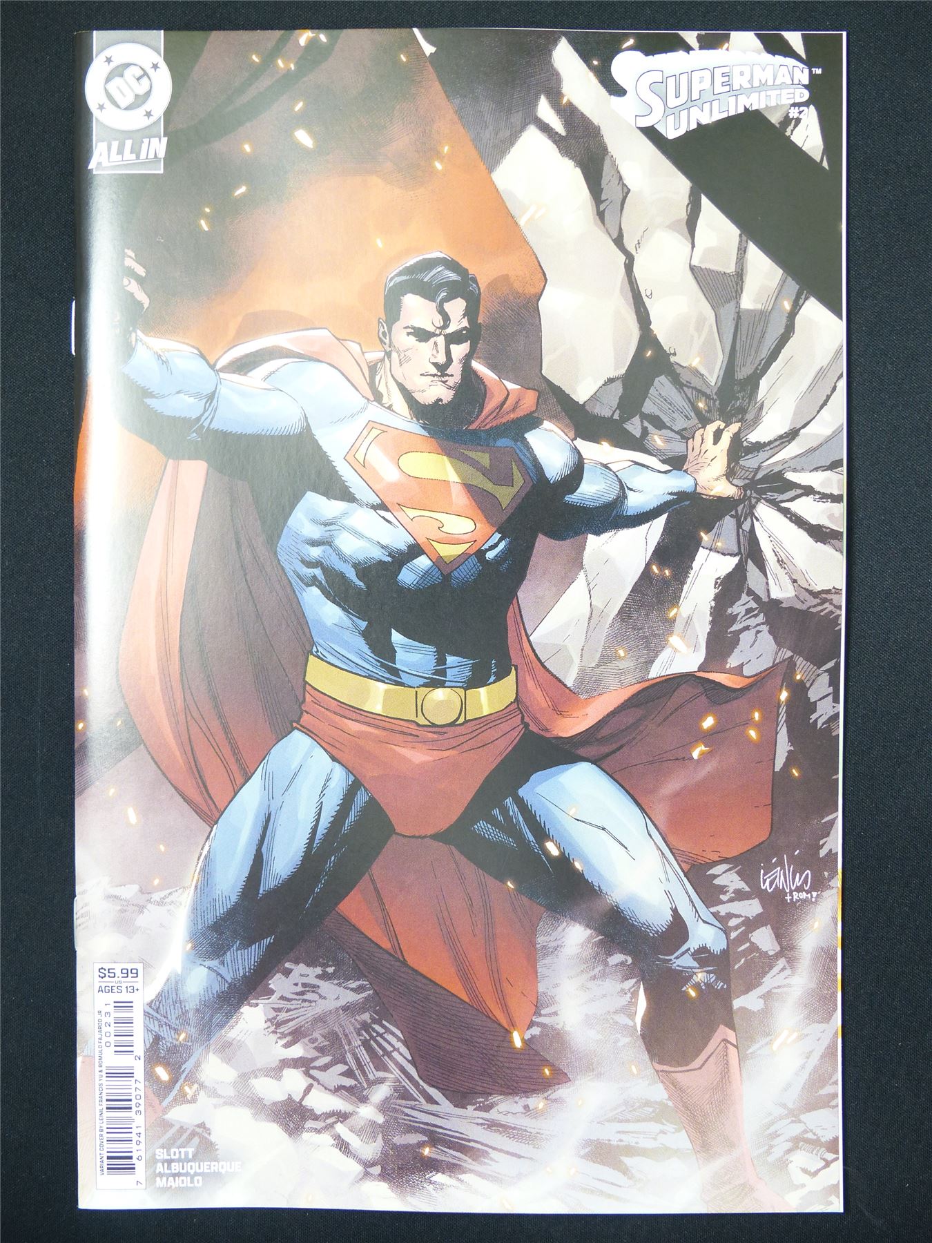 SUPERMAN Unlimited #2 - Aug 2025 DC Comic #19D