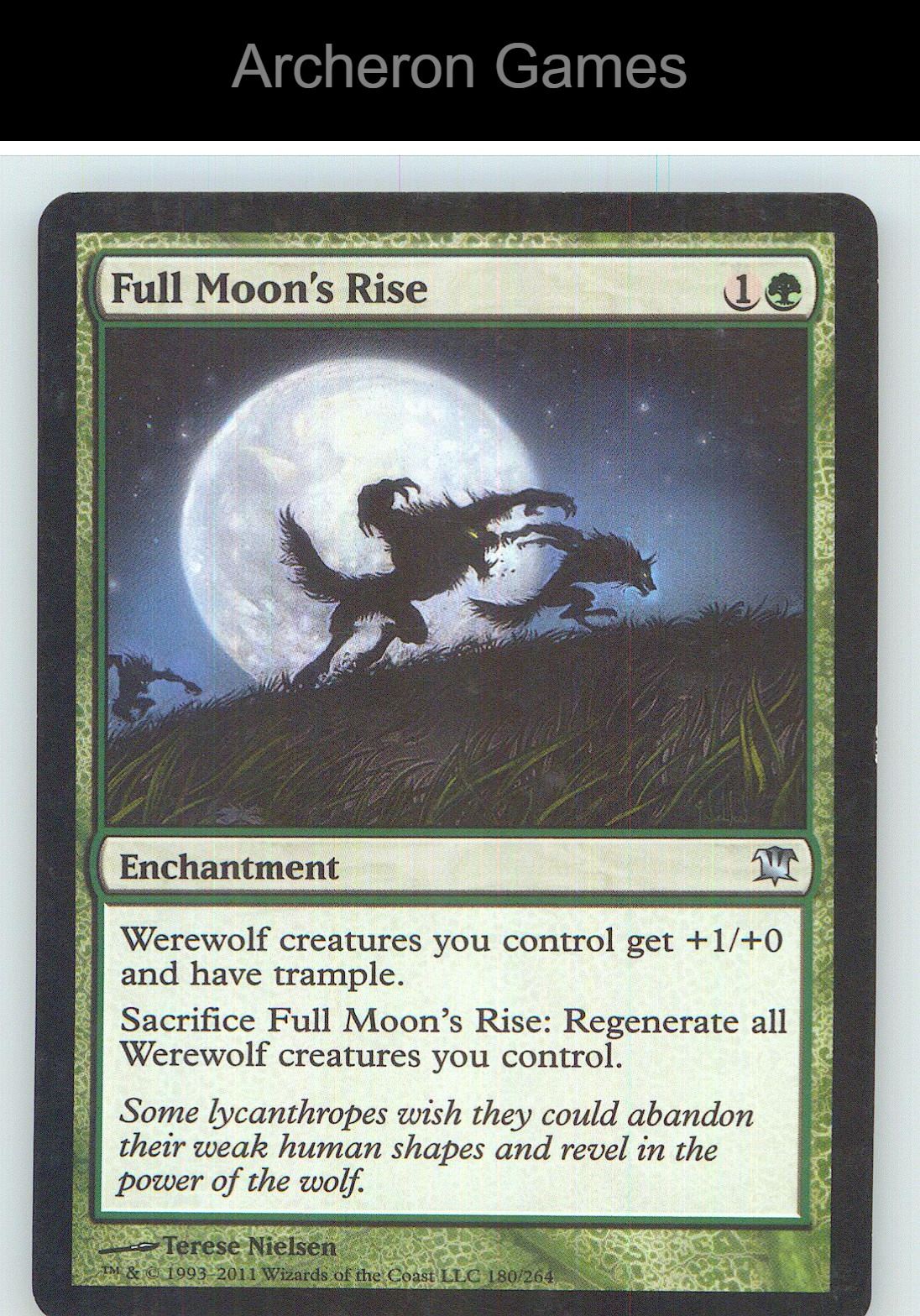 Full Moon's Rise ISD 180 UC MTG Card NM/EX+