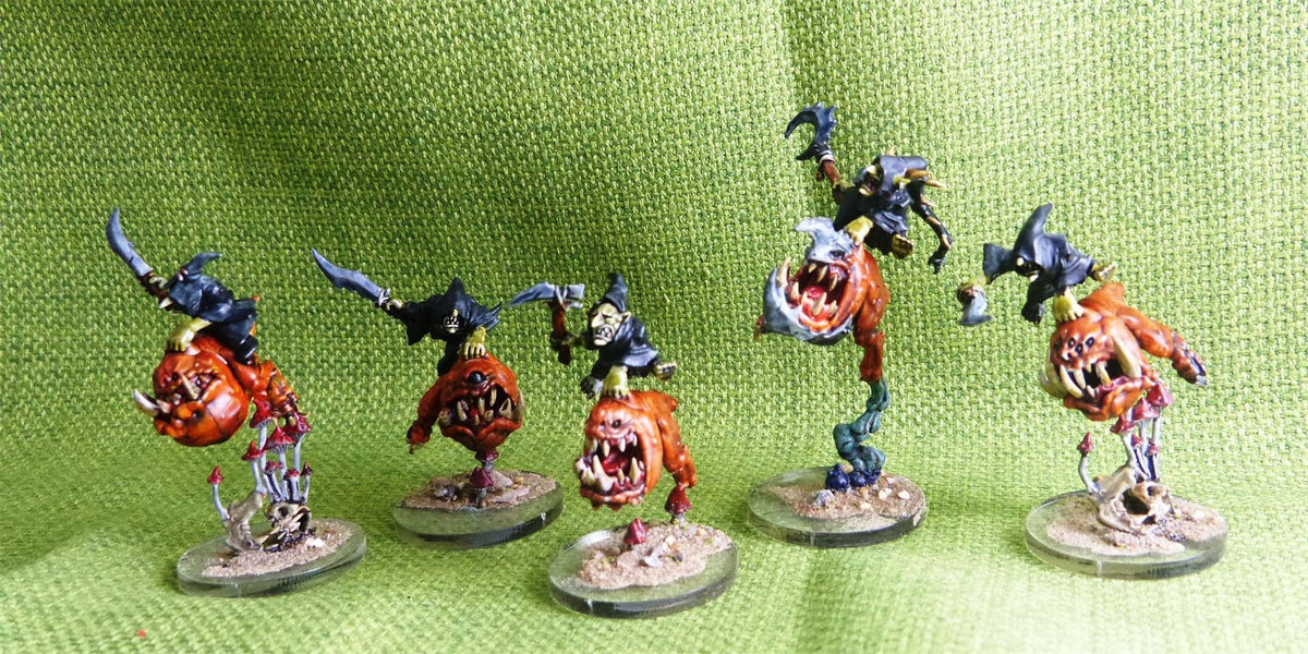 Gloomspite Gitz - Squig Hoppers 5 figures Painted - Warhammer AoS 40k #BD
