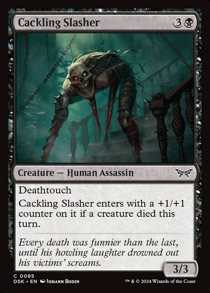 Cackling Slasher - Duskmourn: House of Horror dsk