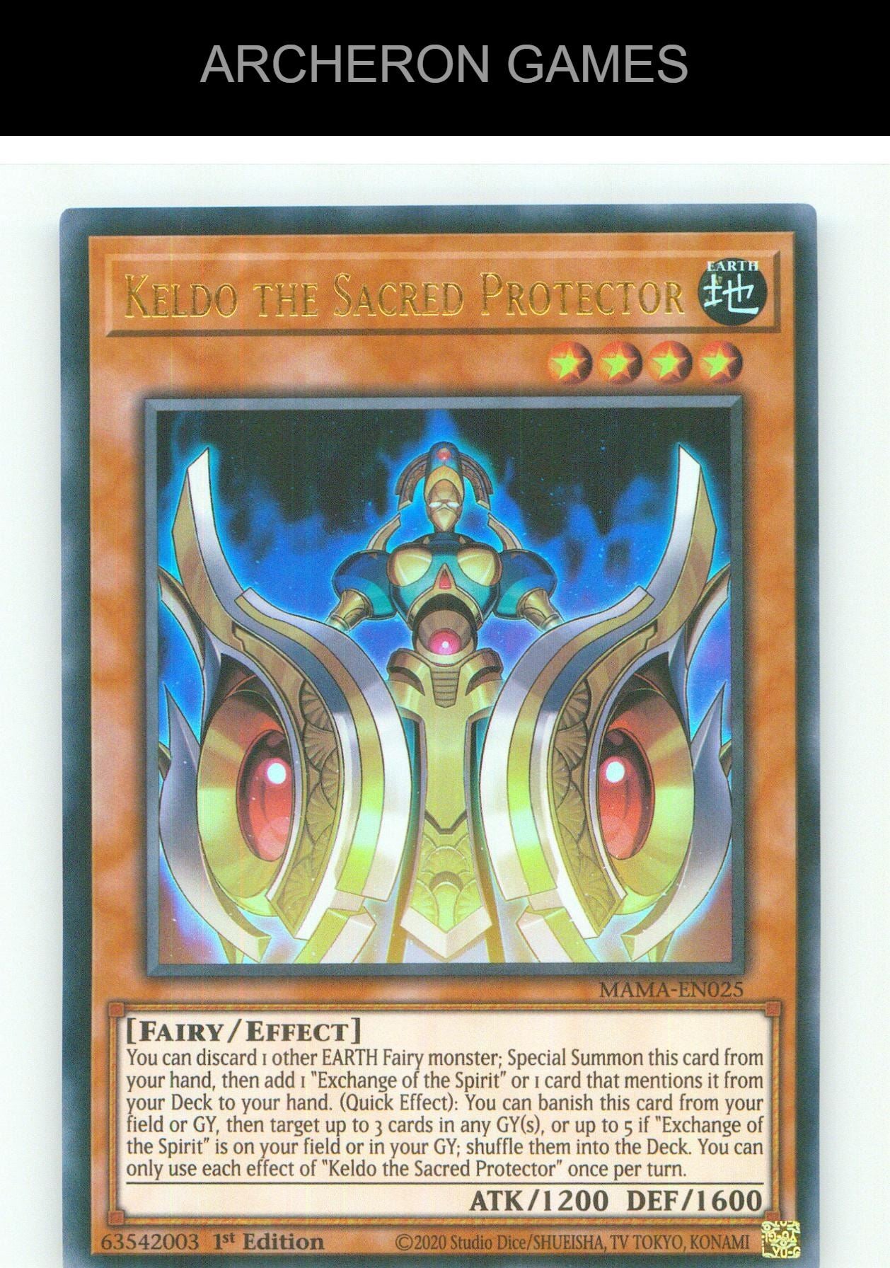 Keldo the Sacred Protector UR YUGIOH Card 1st Edition