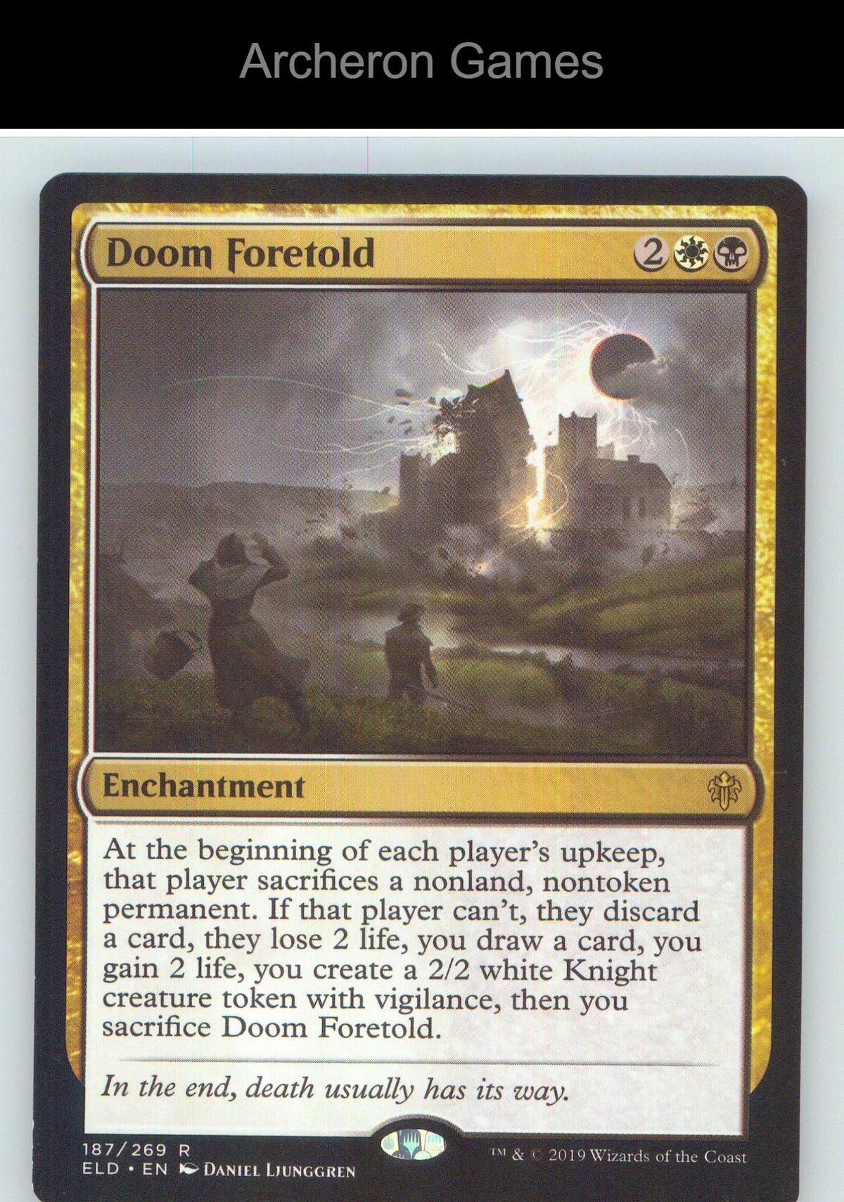 Doom Foretold ELD 187 R MTG Card NM/EX+