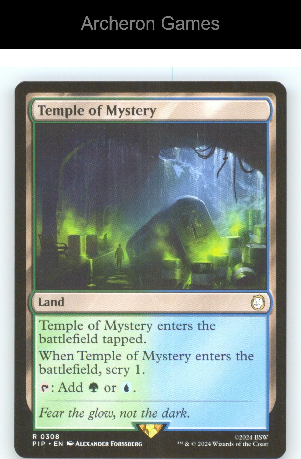 Temple of Mystery PIP 308 R MTG Card NM/EX+
