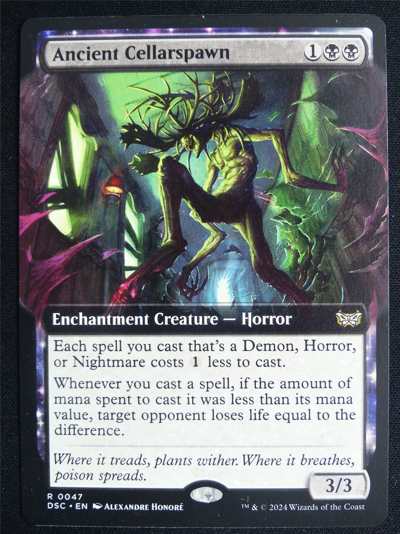 Ancient Cellarspawn Extended Art - DSC - Mtg Card #4NC