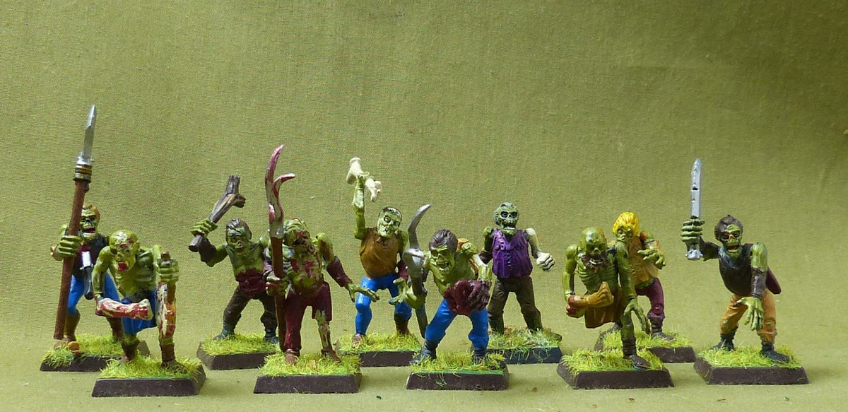 Classic Zombies painted - Undead - Warhamer Fantasy #4W1