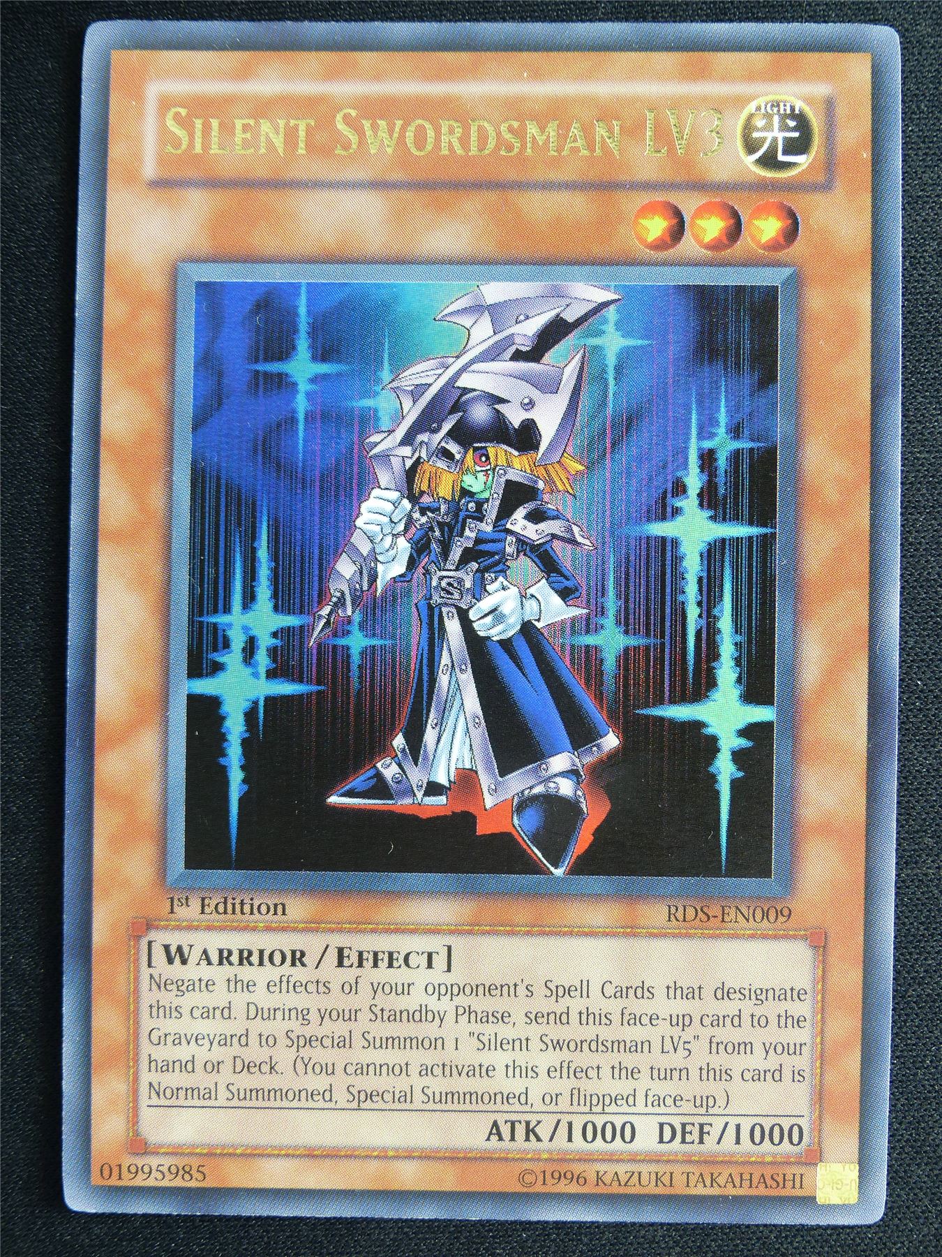 Silent Swordsman LV3 RDS Ultra Rare - 1st ed Yugioh Card #4RY