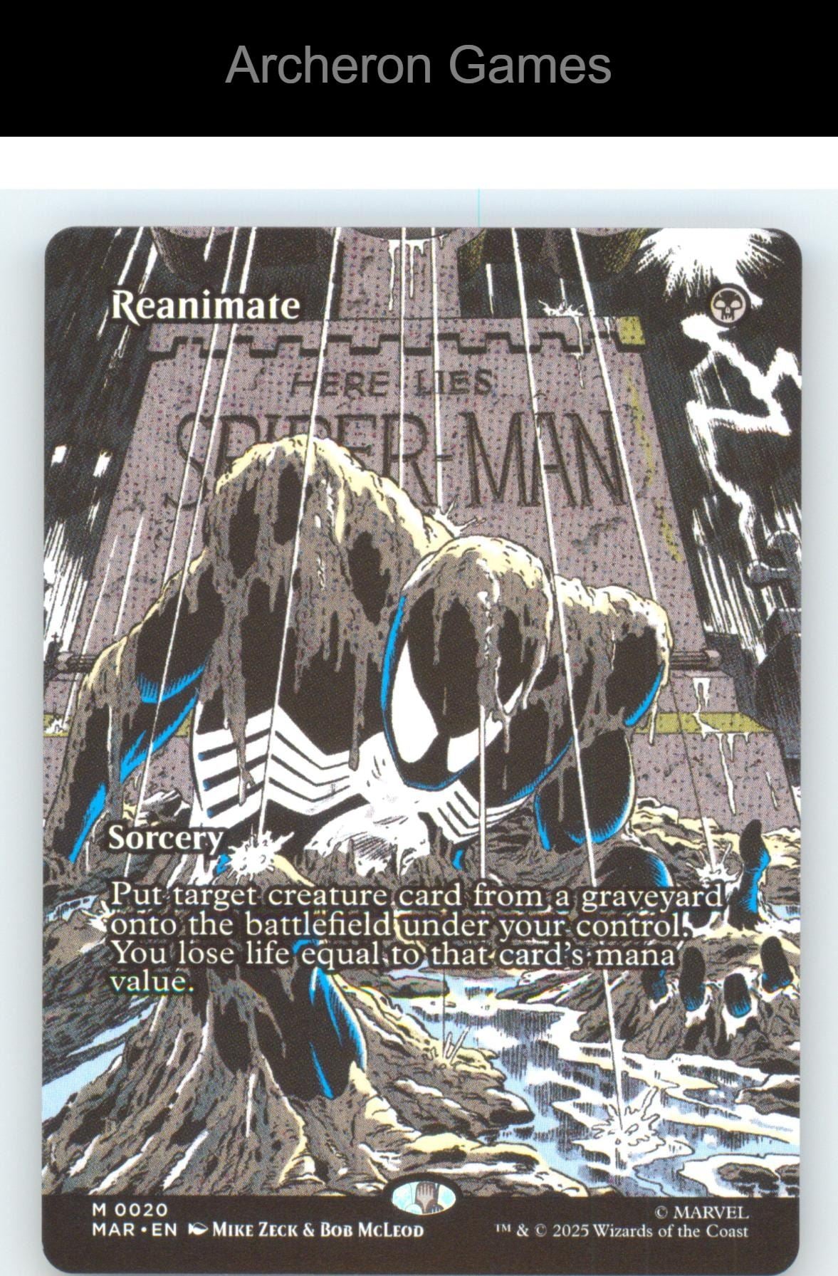 Reanimate (Borderless) M3E 20 Mythic MTG Card NM/EX+