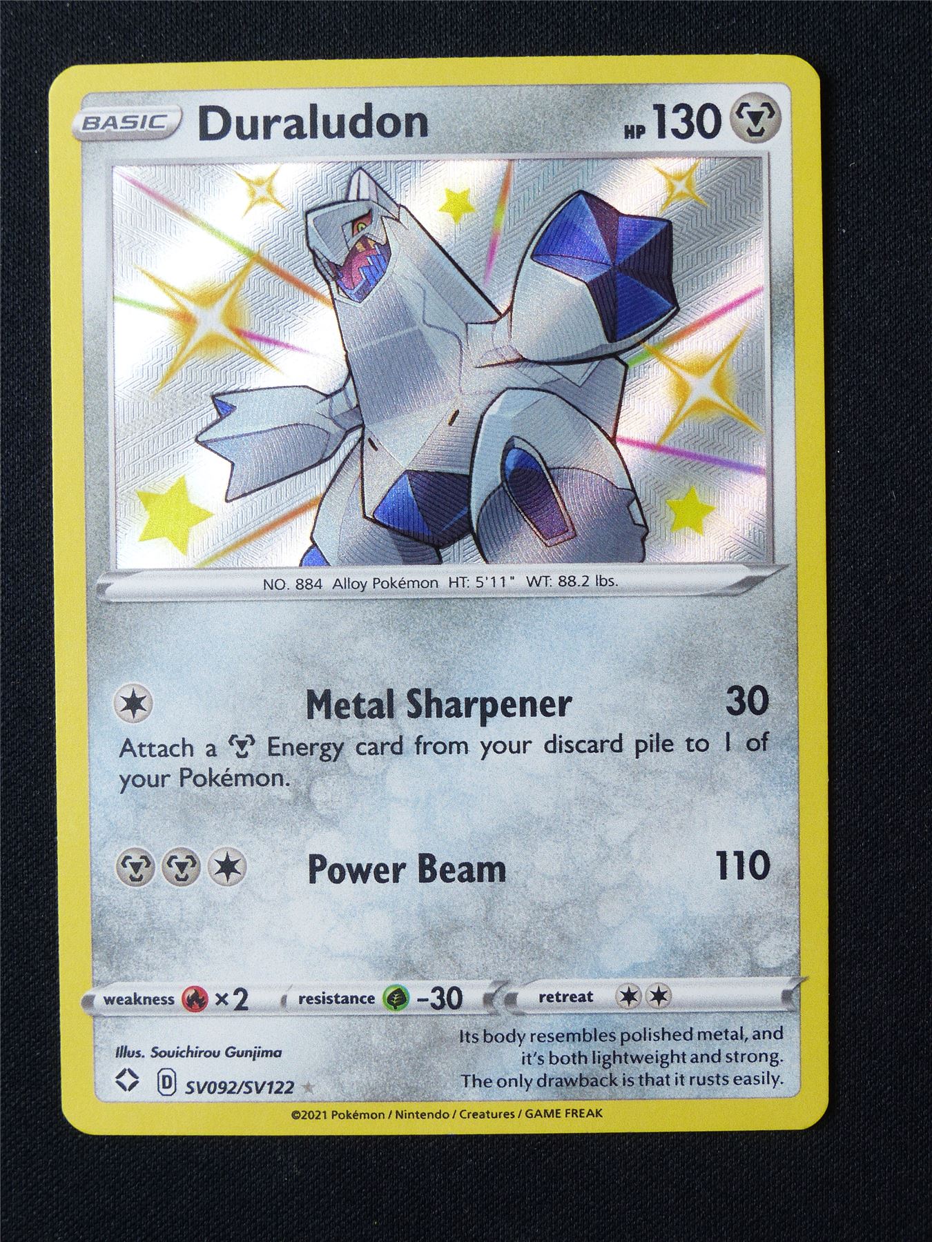 Shiny Duraludon SV092/SV122 Holo - Pokemon Card #6TS